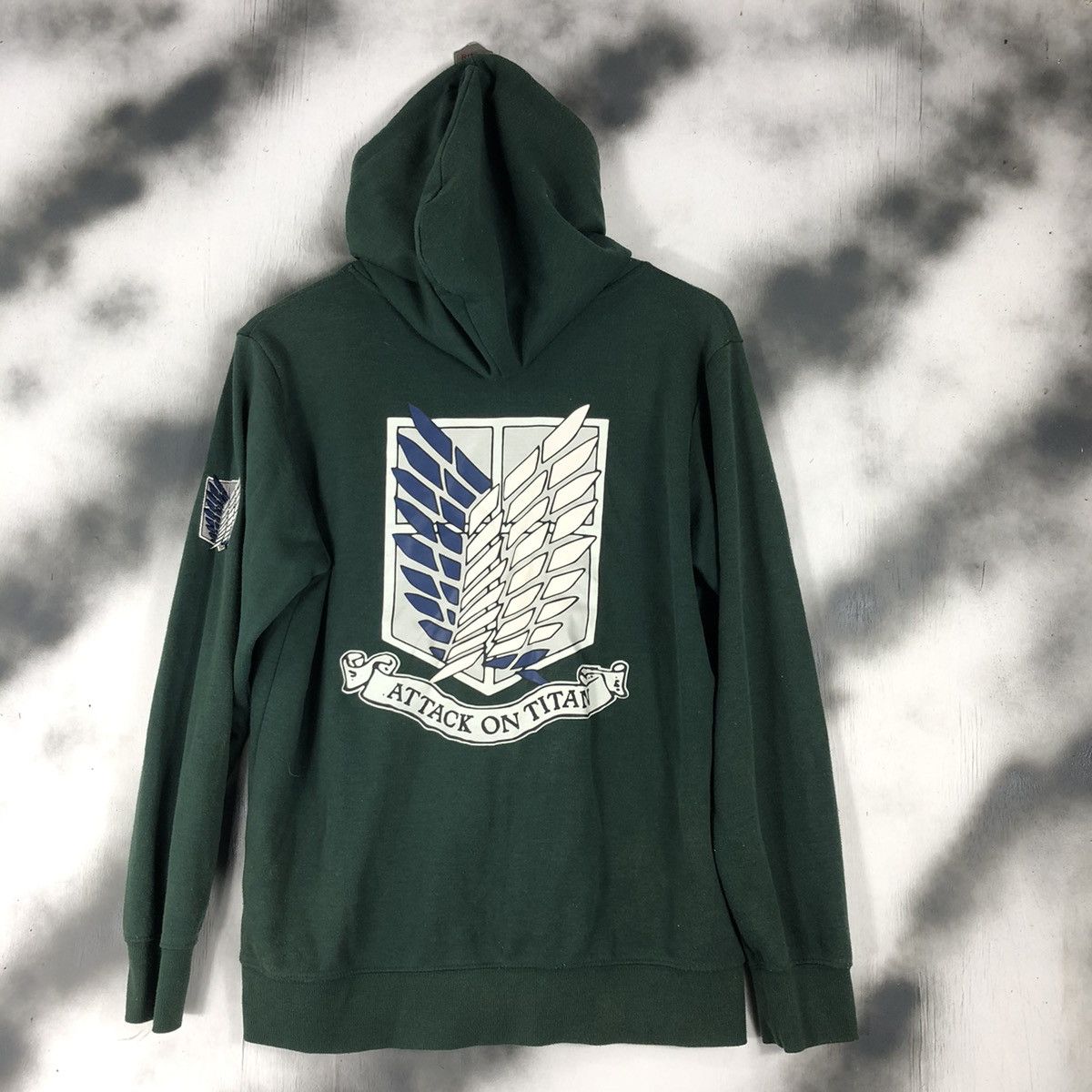 Japanese Brand Atack On Titan Embroidered Logo Hooded T-Shirts, Hoodie, Sweatshirt | PodTeesHub.com