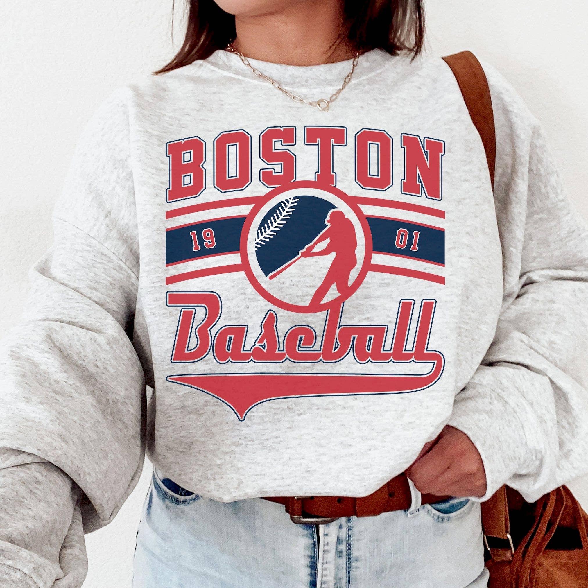 Vintage Boston Red Sox Est 1901 Sweatshirt  Retro Baseball T-Shirts, Hoodie | PodTeesHub.com