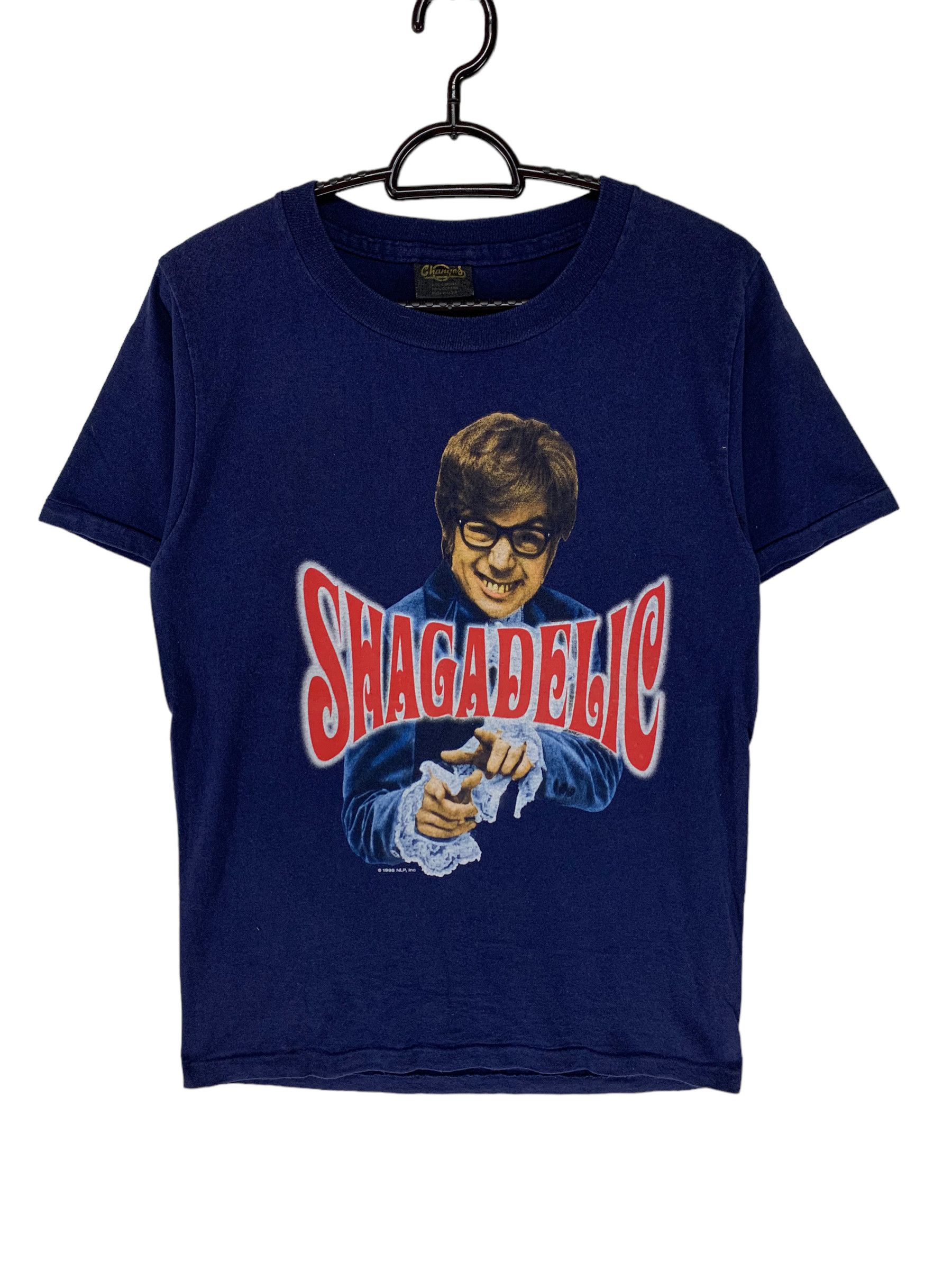 Vintage 90s Austin Power Shagadelics Shall We Shag Film Tee Hoodie, Sweatshirt | PodTeesHub.com