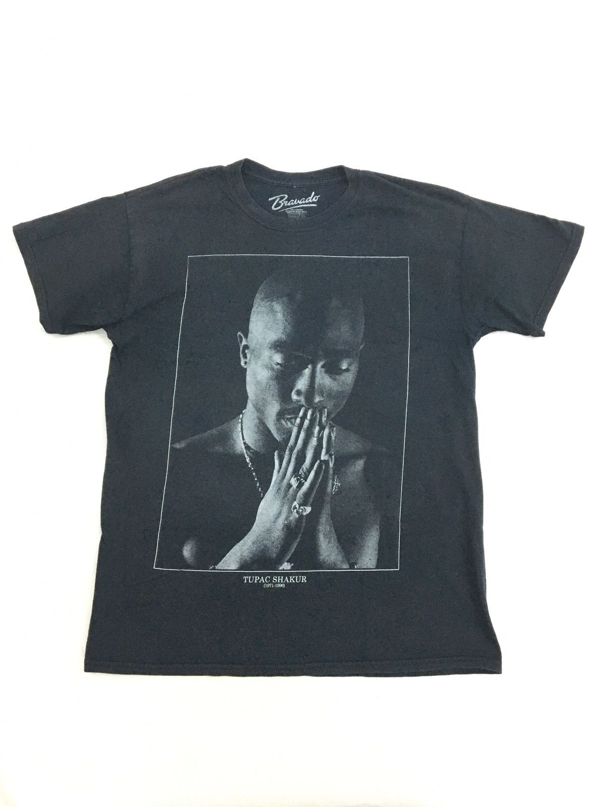 Rap Tees X Vintage Tupac Shakur Tshirt Short Sleeve Hoodie, Sweatshirt | PodTeesHub.com