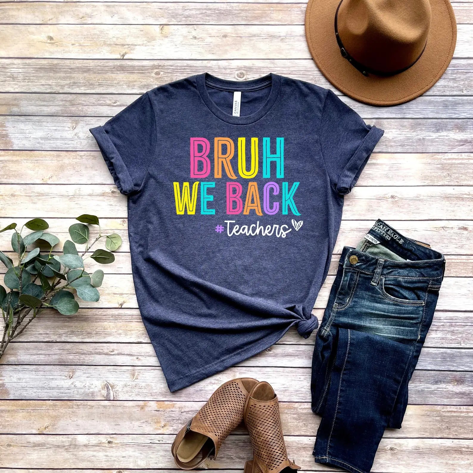 Bruh We Back Teachers T-Shirt Hoodie, Sweatshirt | PodTeesHub.com