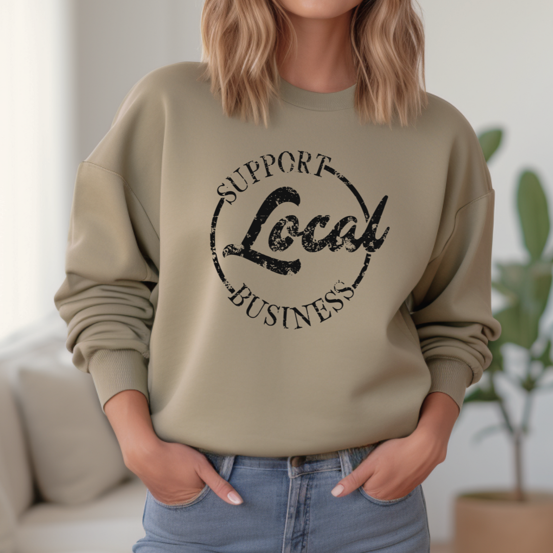 Support Local Business Sweatshirt T-Shirts, Hoodie | PodTeesHub.com