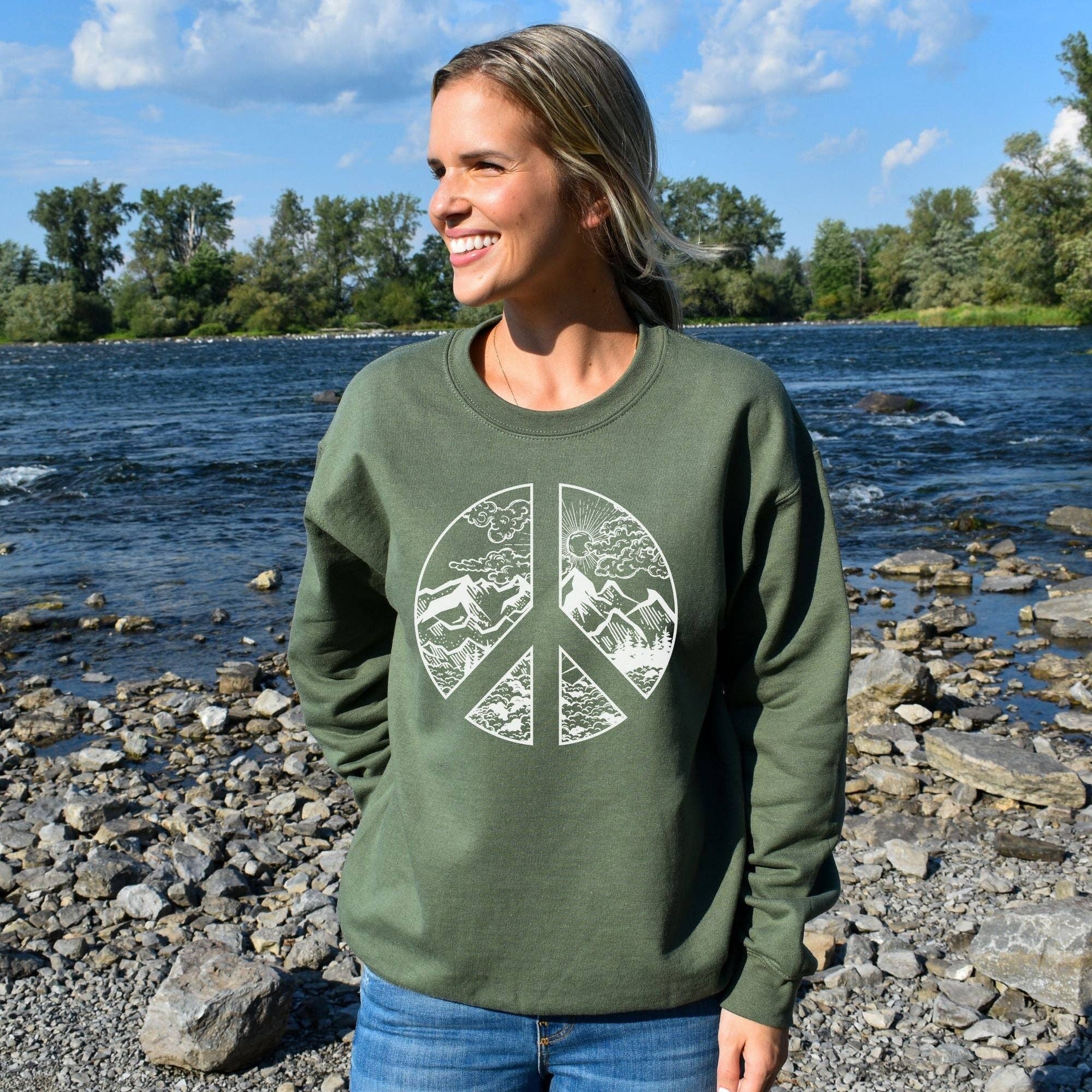 Peace Sweatshirt *Unisex Fit* #2 T-Shirts, Hoodie | PodTeesHub.com