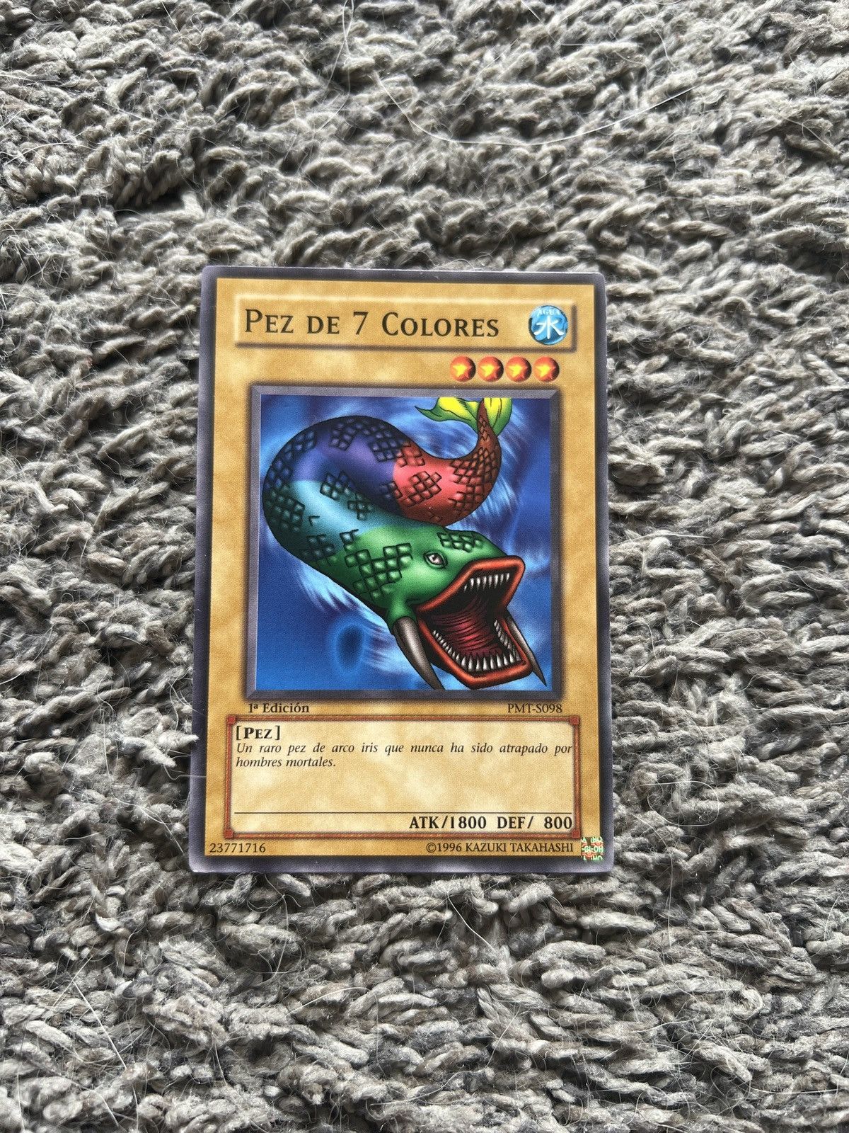Vintage 1996 Konami Yu Gi Oh Pez De 7 Colores Card T-Shirts, Hoodie, Sweatshirt