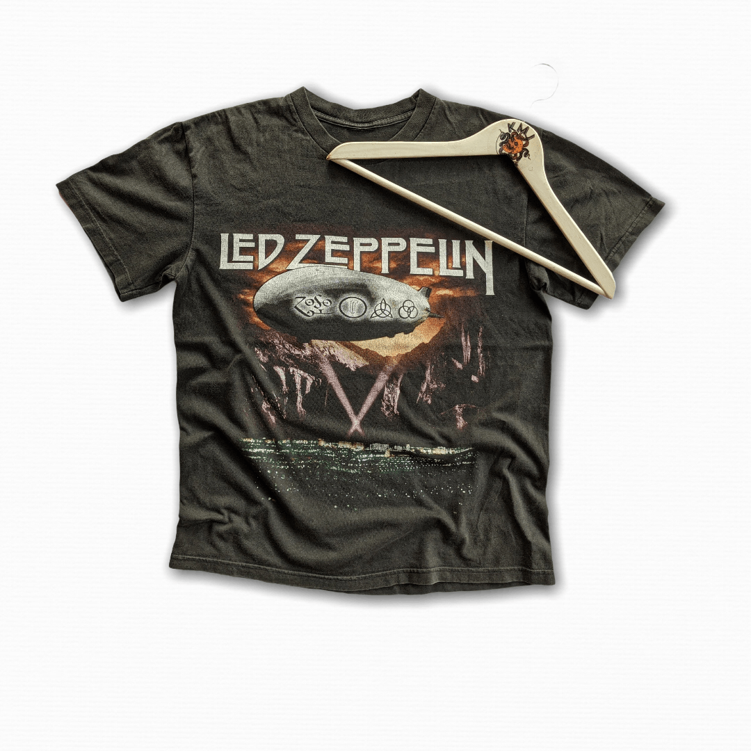 Vintage 90s Bootleg Rock Band Led Zeppelin T-Shirts, Hoodie, Sweatshirt | PodTeesHub.com