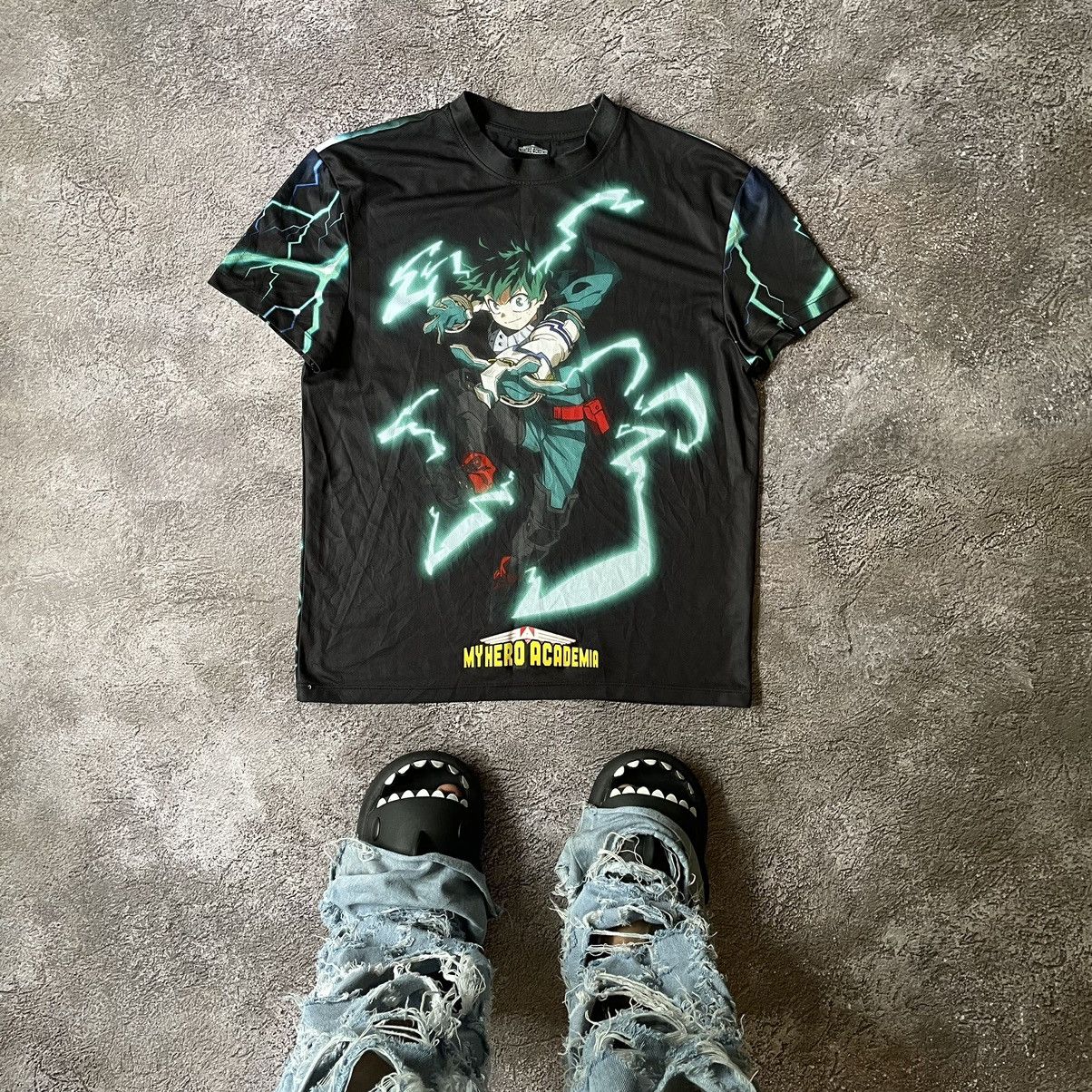 Vintage Y2k My Hero Academia Anima Face Promo Horror Tee Hoodie, Sweatshirt | PodTeesHub.com