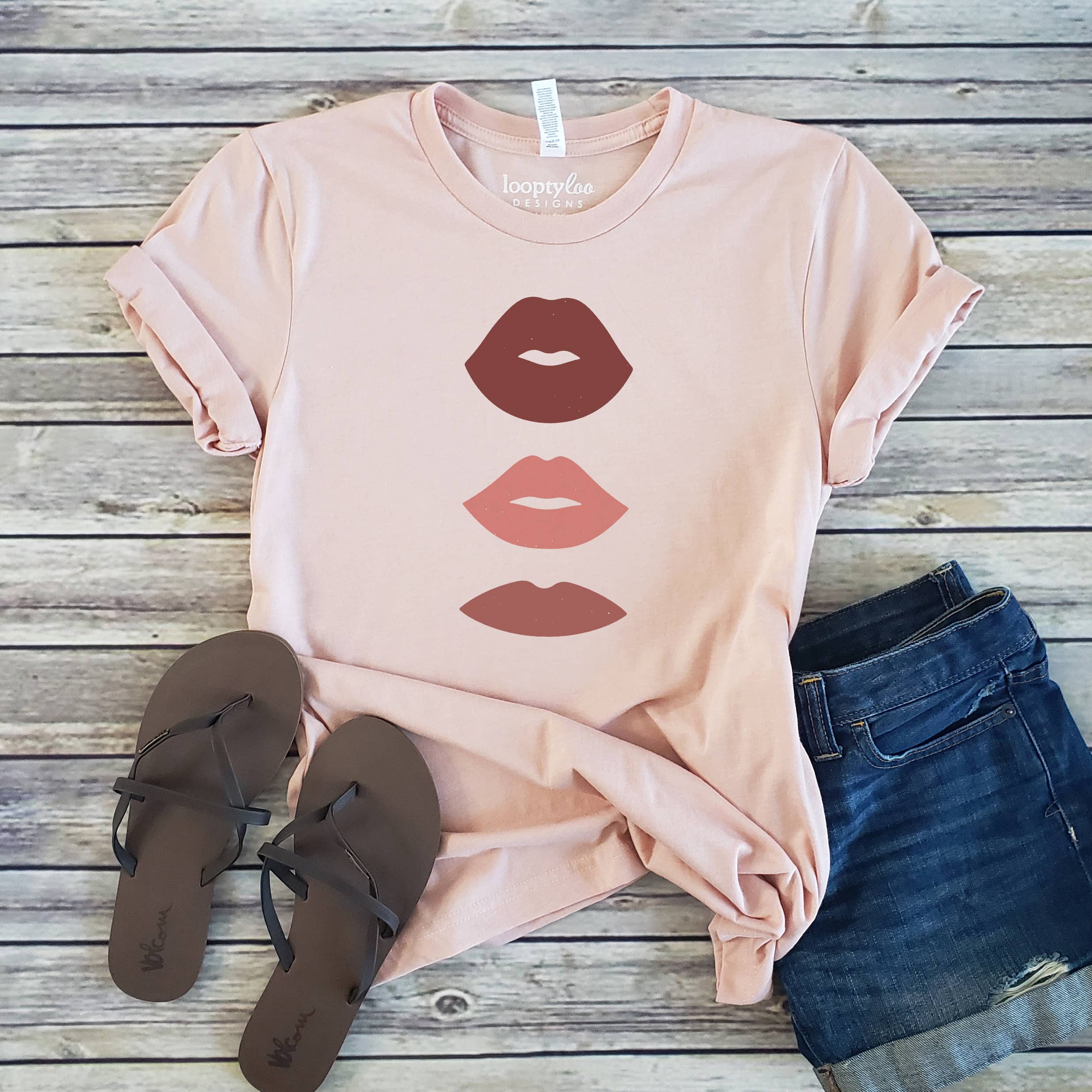 Lips Tee | Valentine's Day | Sizes XS-2XL Hoodie, Sweatshirt | PodTeesHub.com