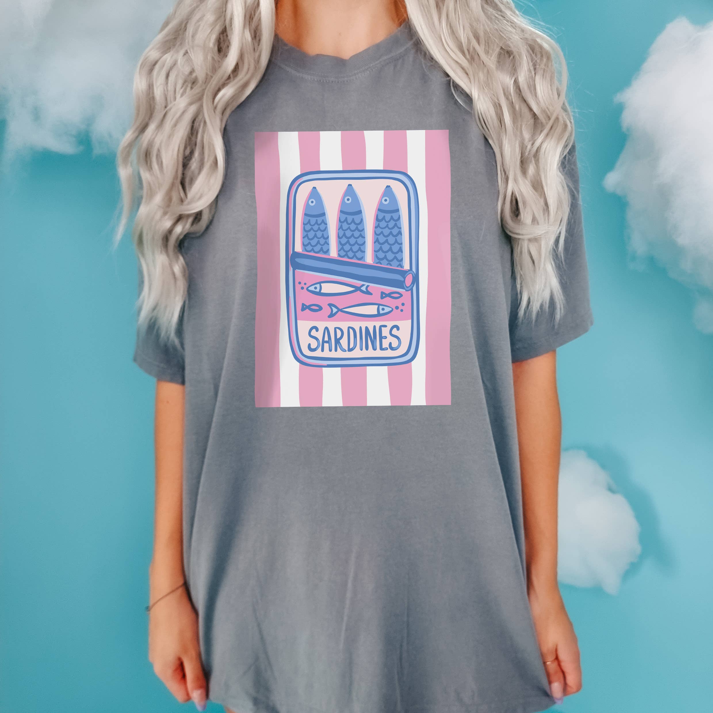 Sardines Tee | Seafood | Fish Hoodie, Sweatshirt | PodTeesHub.com