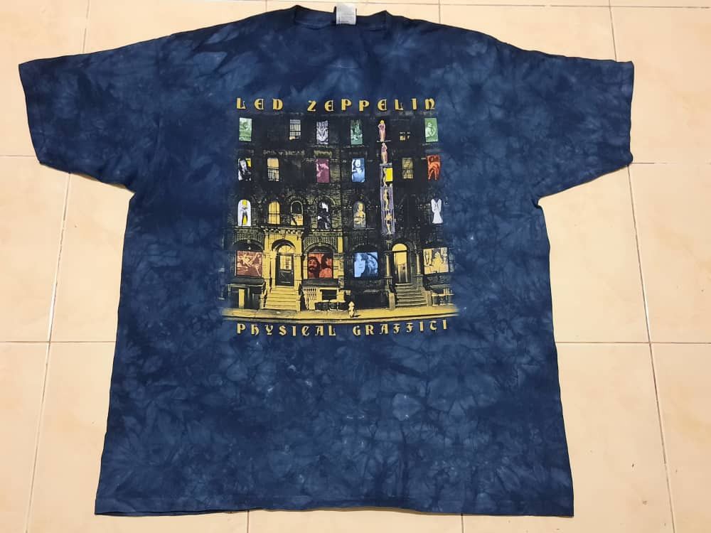 Vintage Led Zeppelin Musid Band Rock Tie Dye Liquid Bluetee T-Shirts, Hoodie, Sweatshirt | PodTeesHub.com