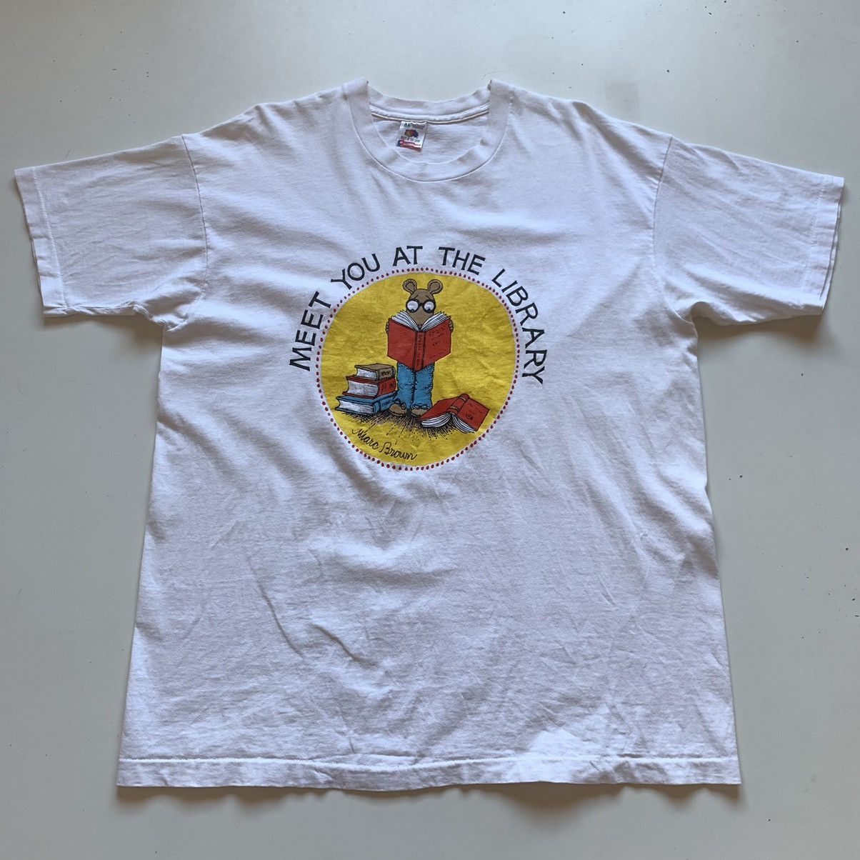 Vintage 90s Arthur Cartoon Tv Show Graphic T Shirt Xl Rare Hoodie, Sweatshirt | PodTeesHub.com