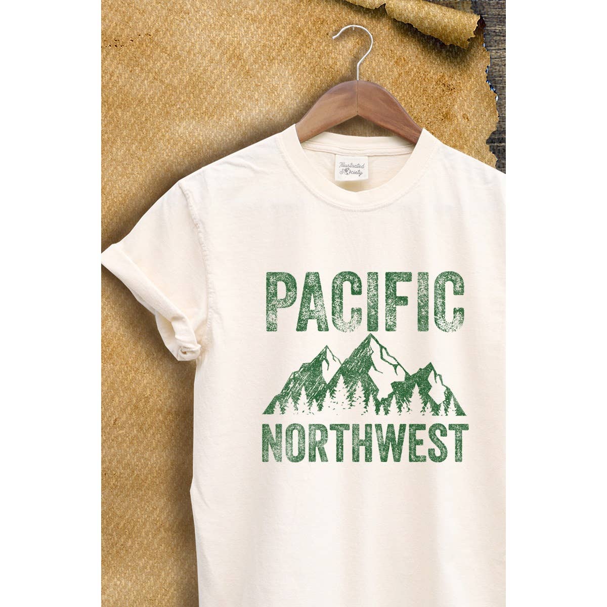 Pacific Northwest Vintage  Graphic Tee Hoodie, Sweatshirt | PodTeesHub.com