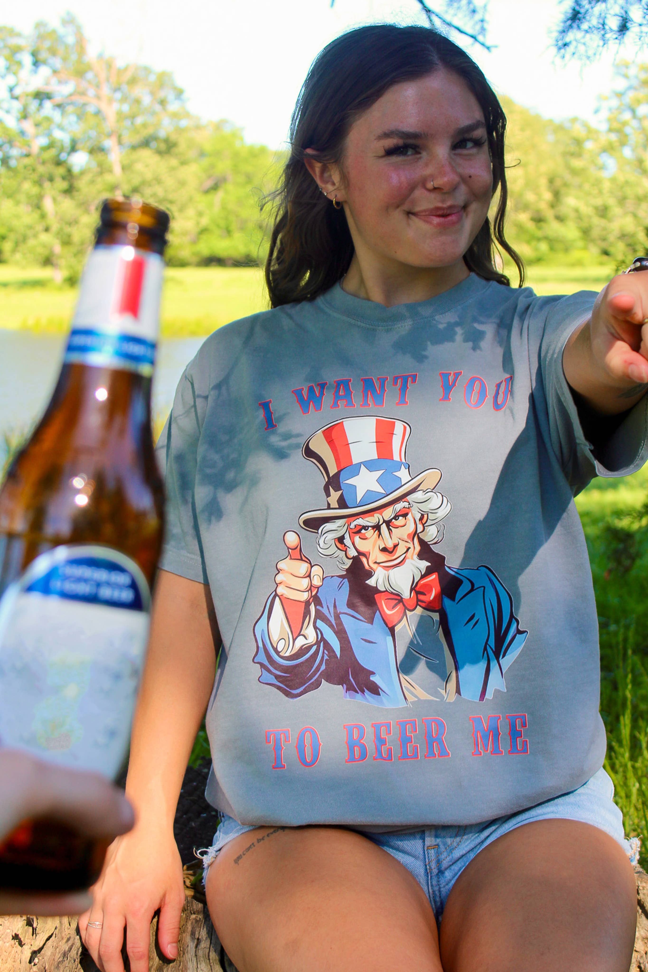 I Want You To Beer Me Graphic Tee Hoodie, Sweatshirt | PodTeesHub.com