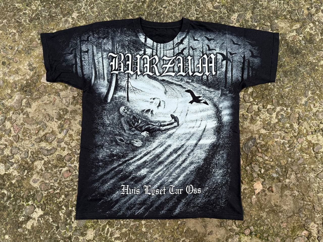 Band Tees Burzum Hvis Lyset Tar Oss All Over Print Metal T Shirt Rare Hoodie, Sweatshirt | PodTeesHub.com