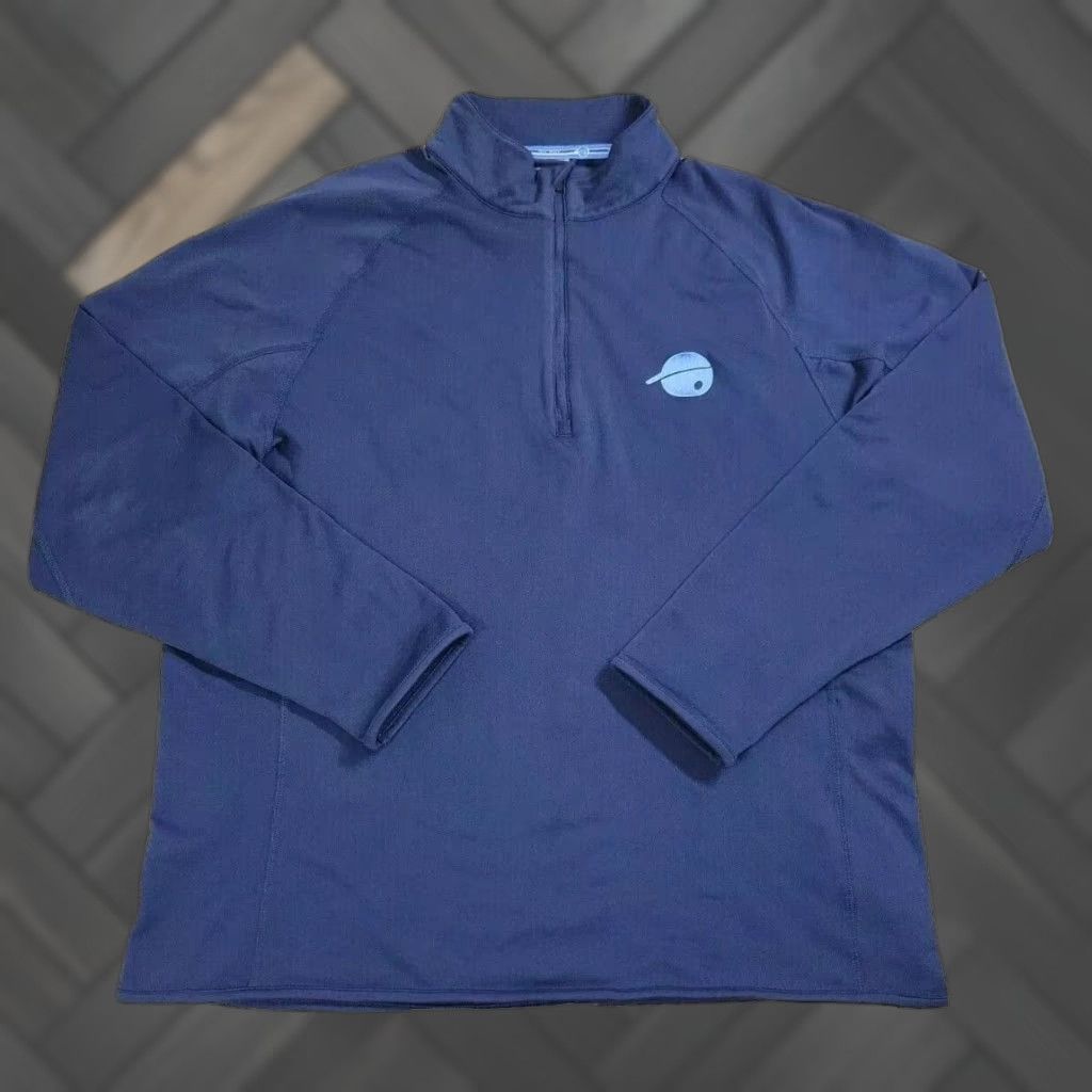 Vintage Levelwear Oh Boy 1 4 Zip Pullover Blue Men S L Golf Mock Neck Pullover Active Performance Sh T-Shirts, Hoodie,...
