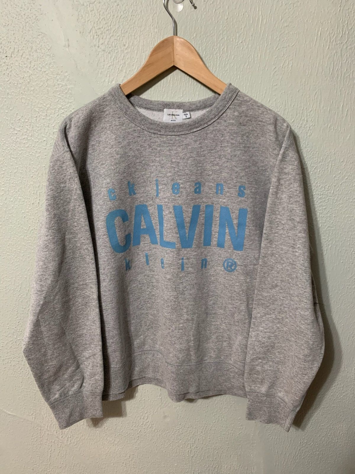 Vintage Crewneck Calvin Klein Big Logo Vintage Sweatshirt T-Shirts, Hoodie | PodTeesHub.com