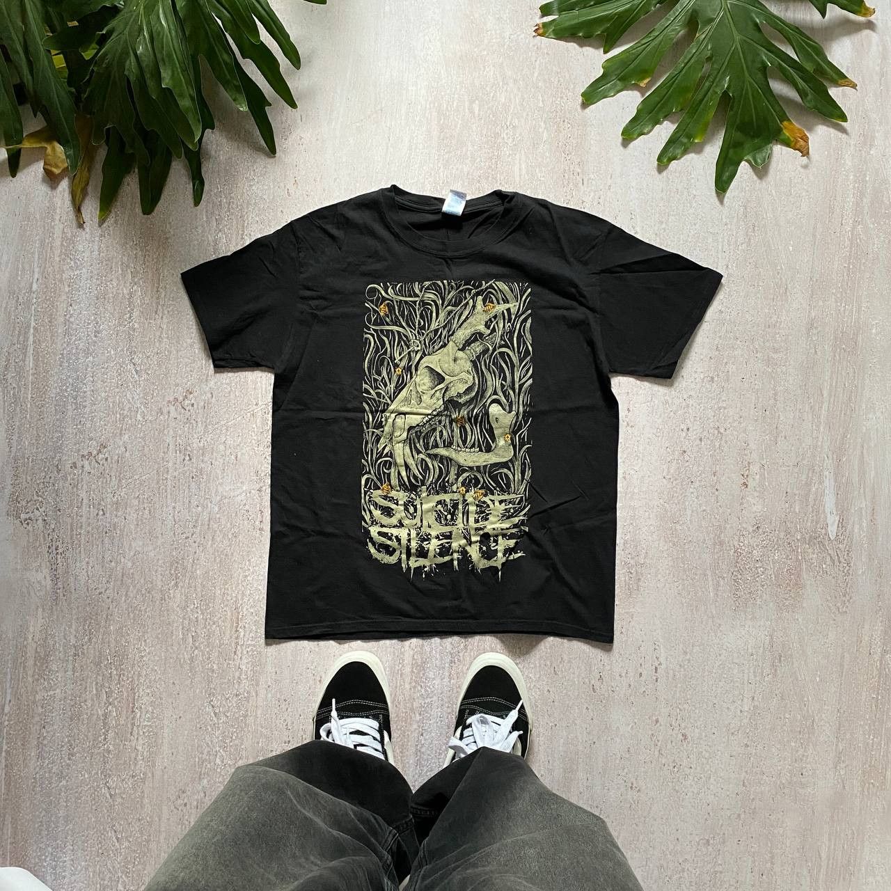 Band Tees Vintage Rare Suicide Silence Metal Band Faded T Shirt 30 Hoodie, Sweatshirt | PodTeesHub.com