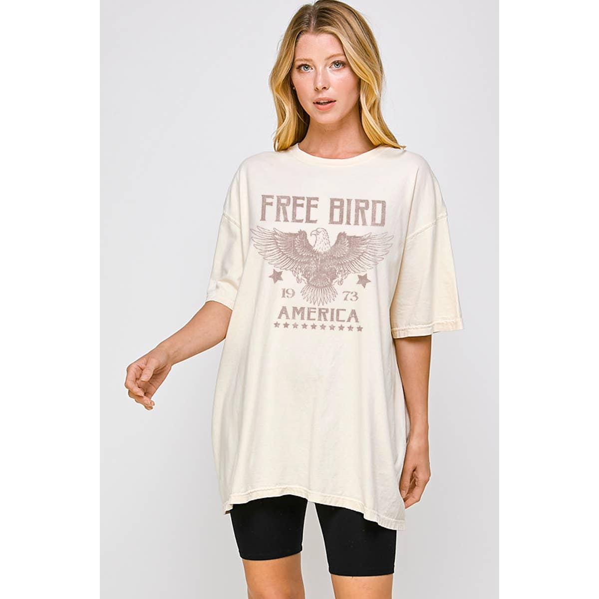 America Free Bird  Oversized Tee Hoodie, Sweatshirt | PodTeesHub.com