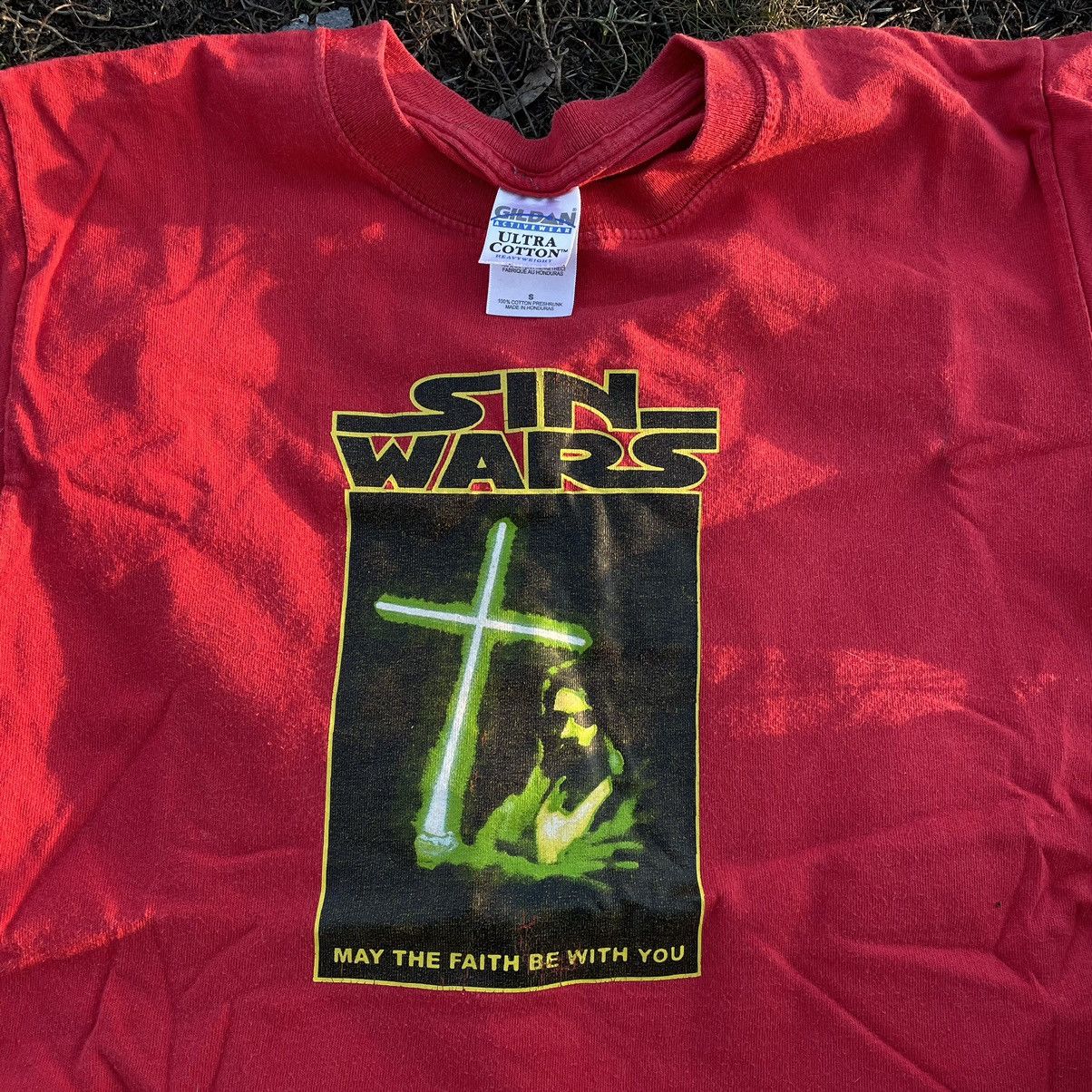 Band Tees Vintage Sin Wars Logo Skulls Vamp Dead Face Horror Tee 90s Hoodie, Sweatshirt | PodTeesHub.com