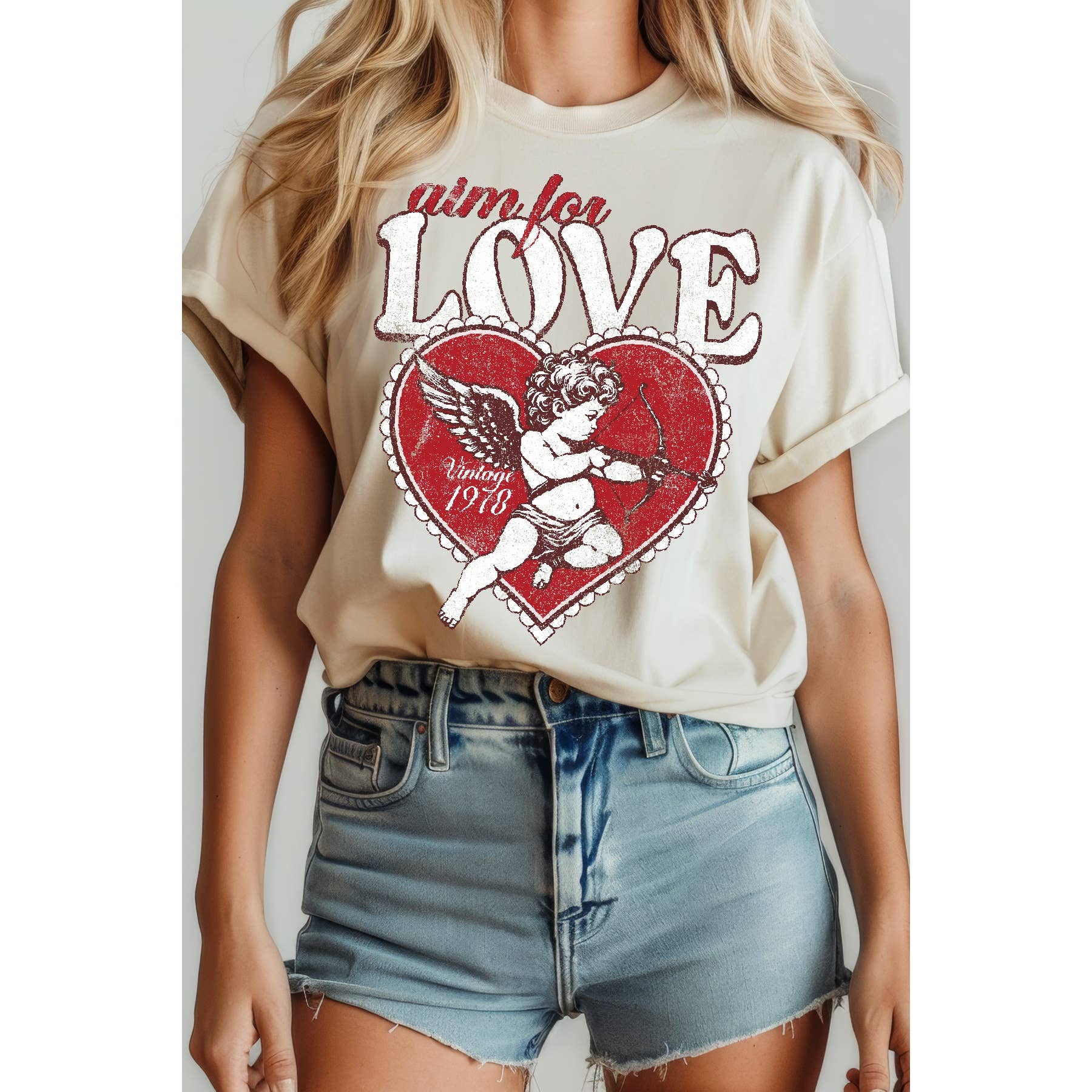 Cupid Aim For Love - Short Sleeve T Shirt Hoodie, Sweatshirt | PodTeesHub.com