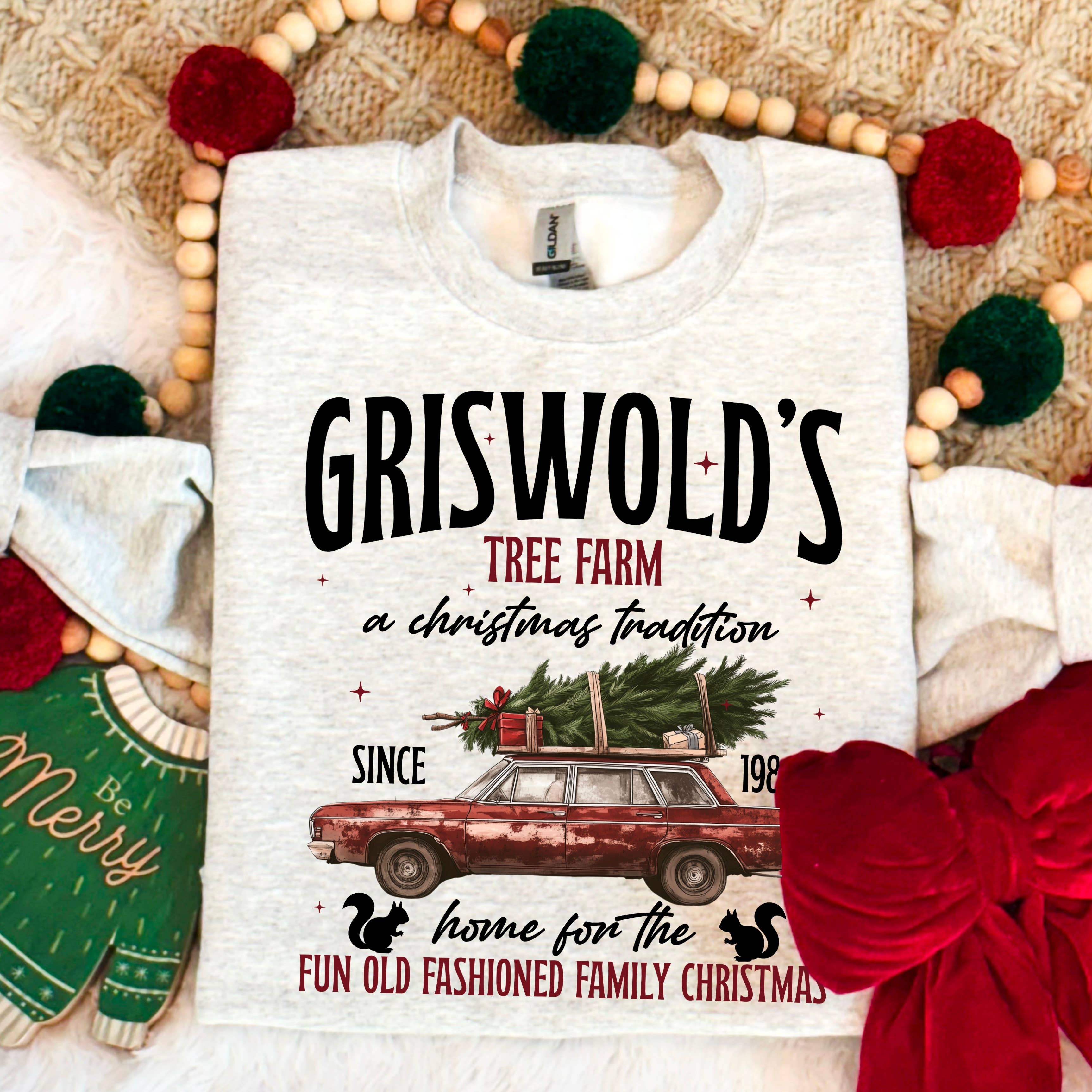 Christmas Tree Farm Christmas Sweatshirt | Gildan T-Shirts, Hoodie | PodTeesHub.com