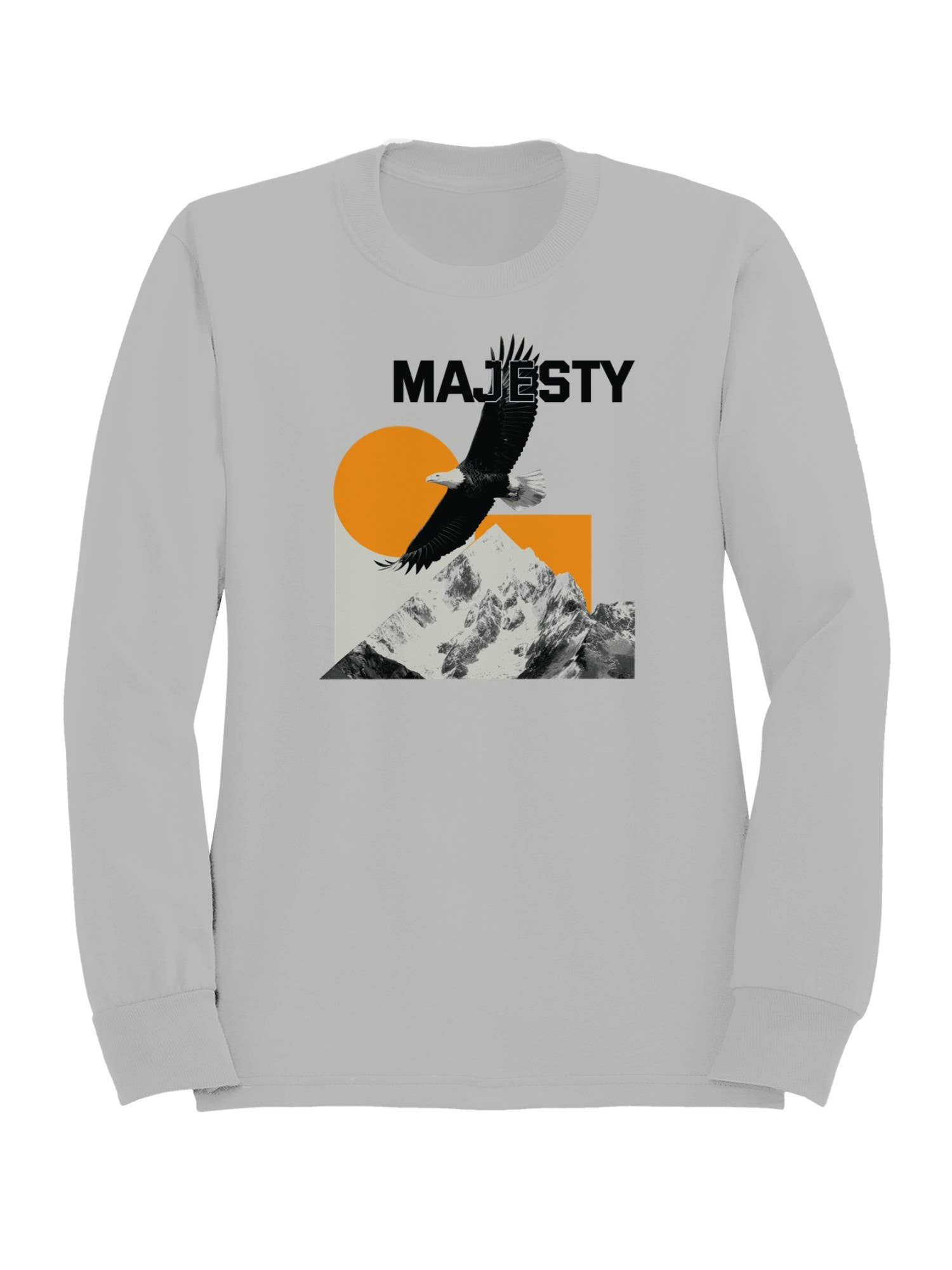 Majestic Eagle and Mountain Art Men's Sweatshirt T-Shirts, Hoodie | PodTeesHub.com