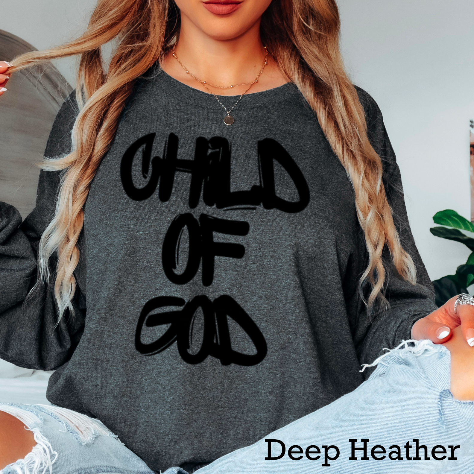 Child of God Christian Long Sleeve Shirt|Gildan Hoodie, Sweatshirt | PodTeesHub.com