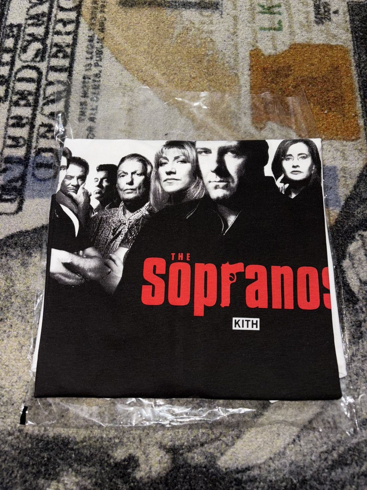 The Sopranos Ombre Poster Vintage Tee White Hoodie, Sweatshirt | PodTeesHub.com