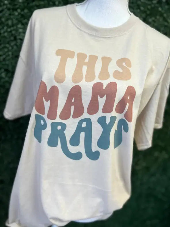 This Mama Prays On Sand Tee Hoodie, Sweatshirt | PodTeesHub.com
