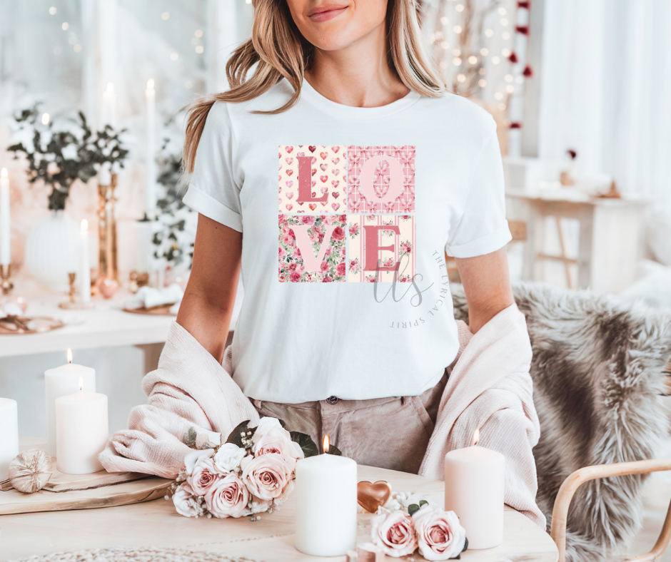 Boho Love Valentine's T-Shirt Hoodie, Sweatshirt | PodTeesHub.com