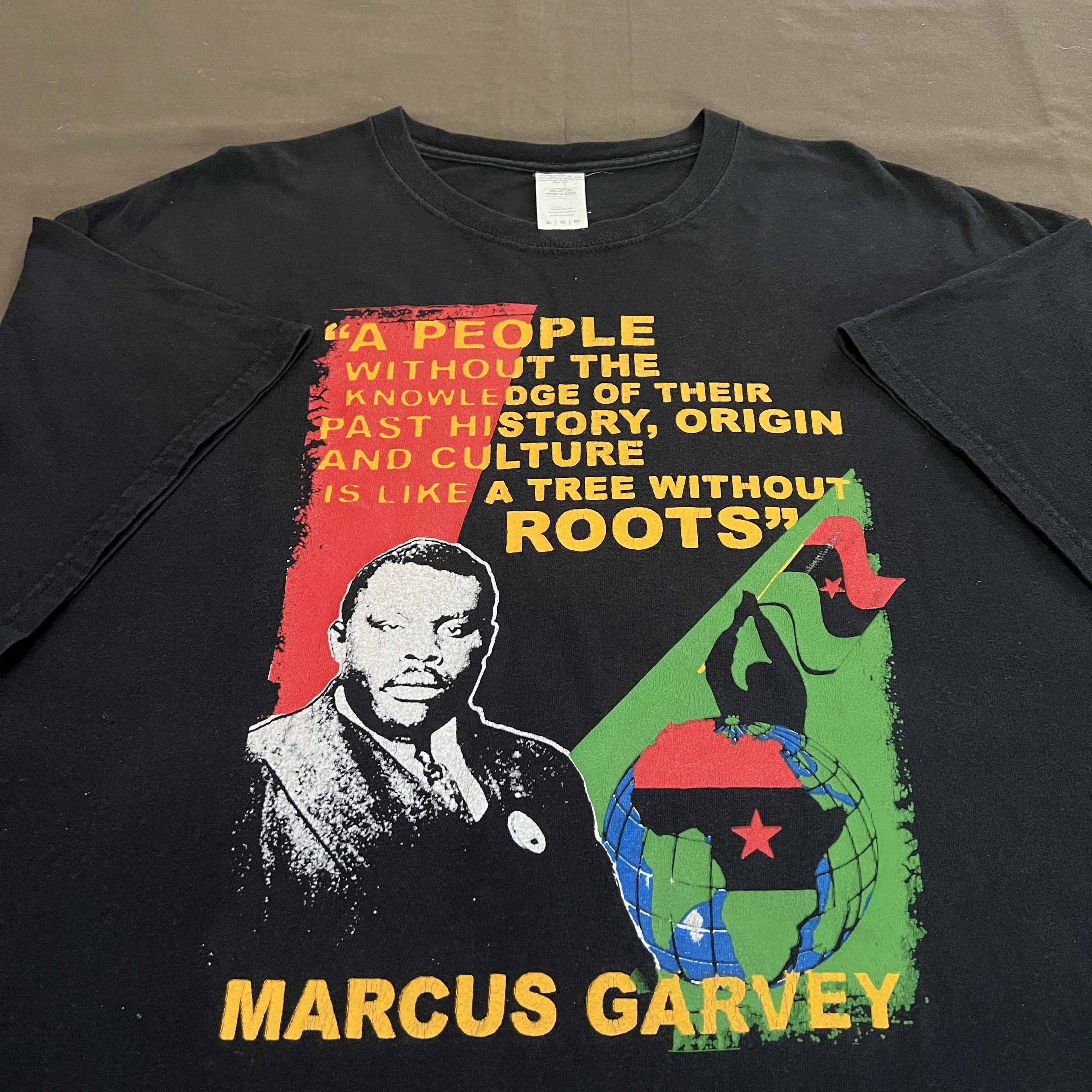 Vintage Y2k Marcus Garvey Promo Tee Xl Activist Hoodie, Sweatshirt | PodTeesHub.com