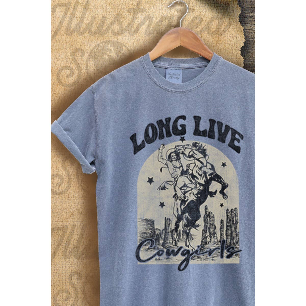 Long Live Cowgirls  Vintage Graphic  Tee Hoodie, Sweatshirt | PodTeesHub.com