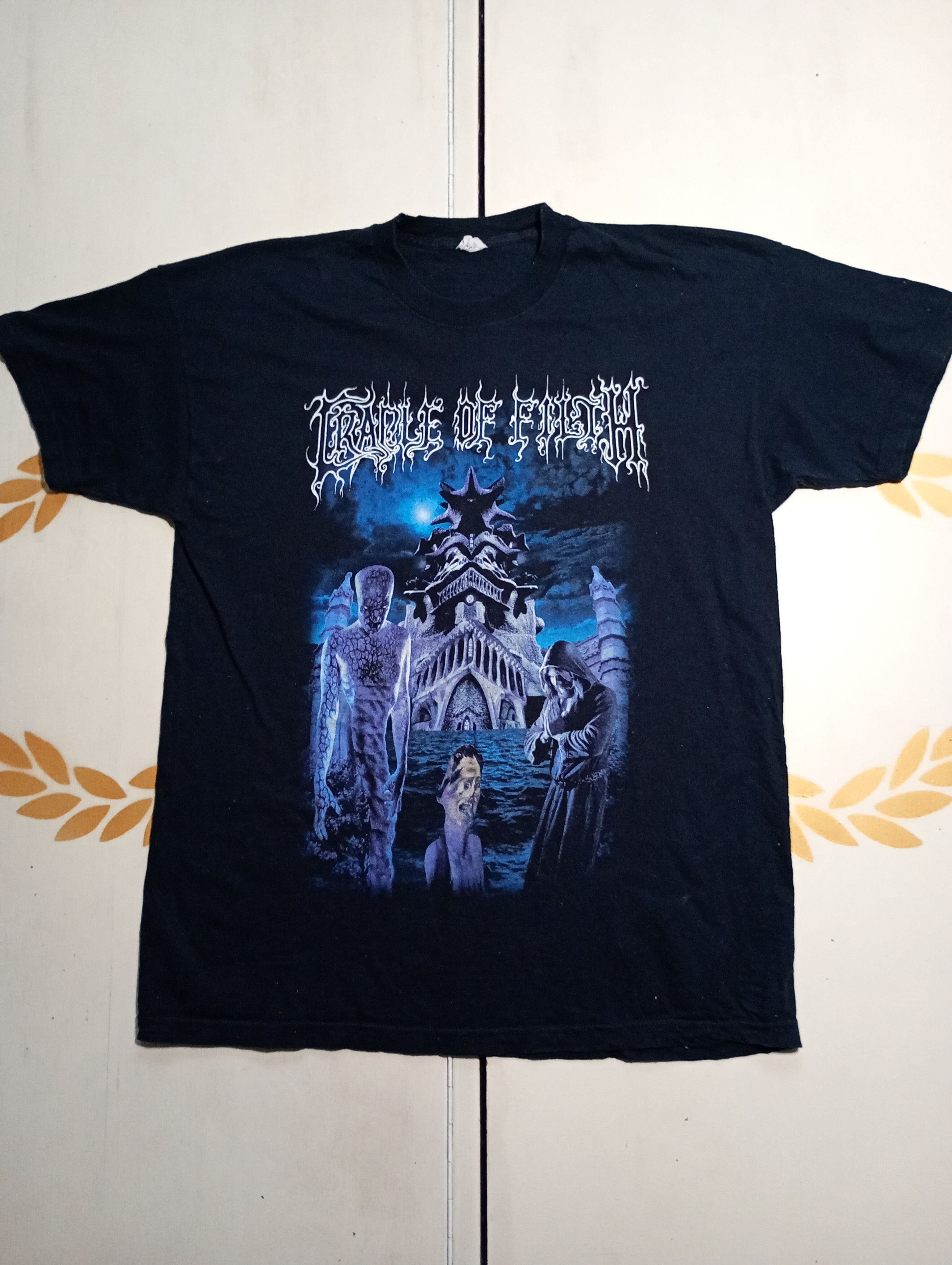 Band Tees Cradle Of Filth Turn Up The Horror T Shirt 2000 Hoodie, Sweatshirt | PodTeesHub.com