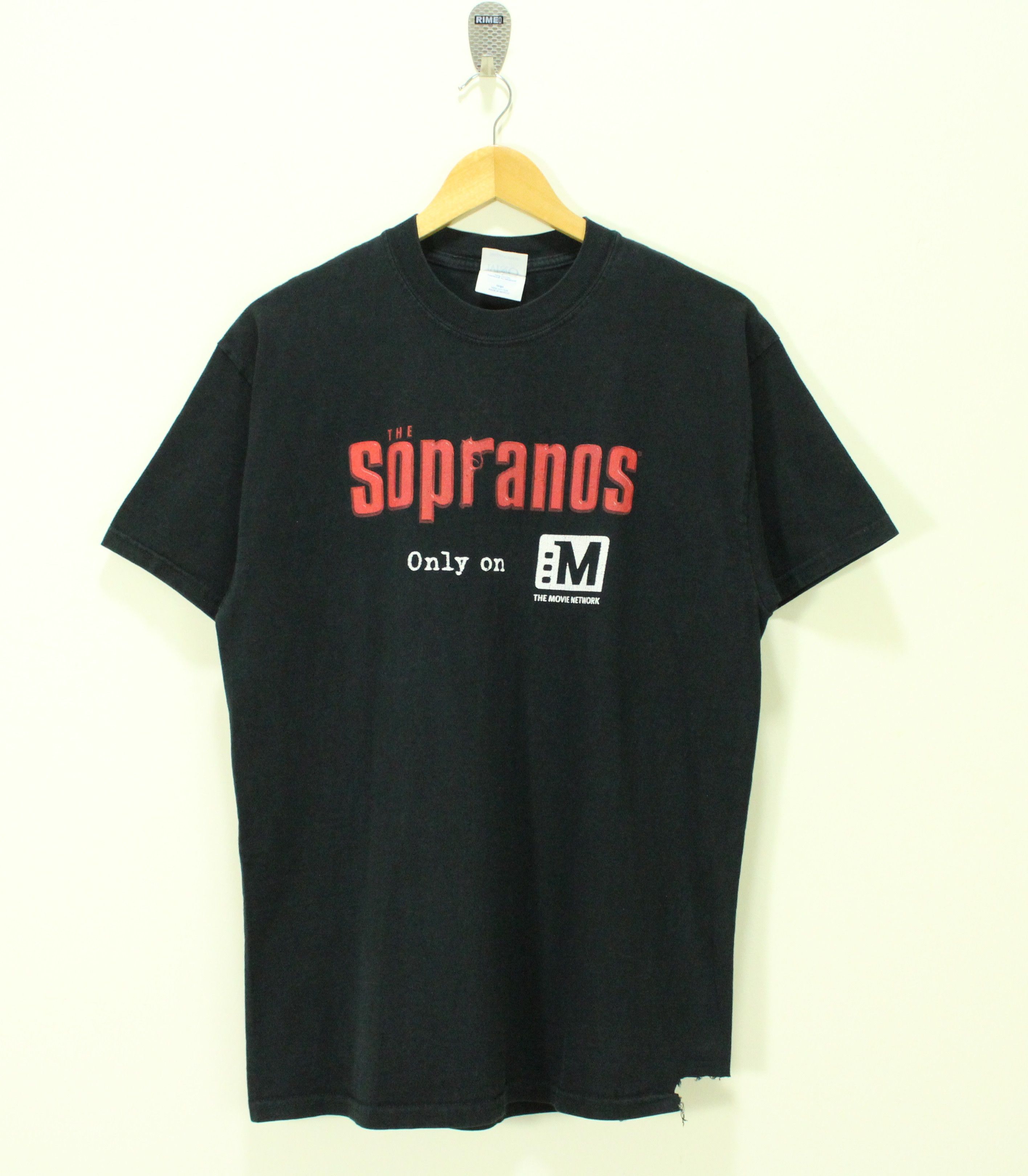 Vintage The Sopranos T Shirt Movie Distressed Tear Hoodie, Sweatshirt | PodTeesHub.com