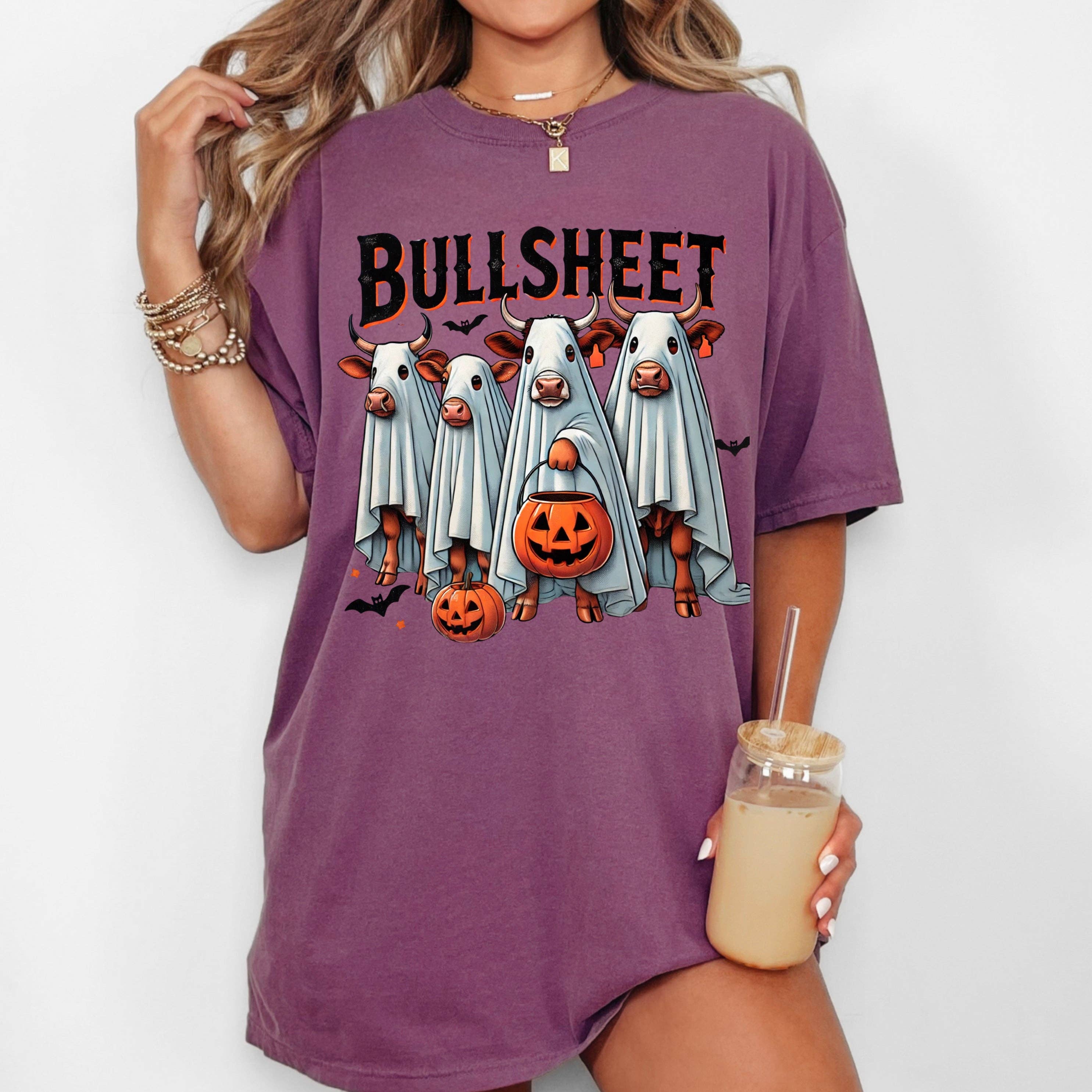 Bull Sheet, Cow, Farm, Vintage, Western Halloween Tshirt Hoodie, Sweatshirt | PodTeesHub.com
