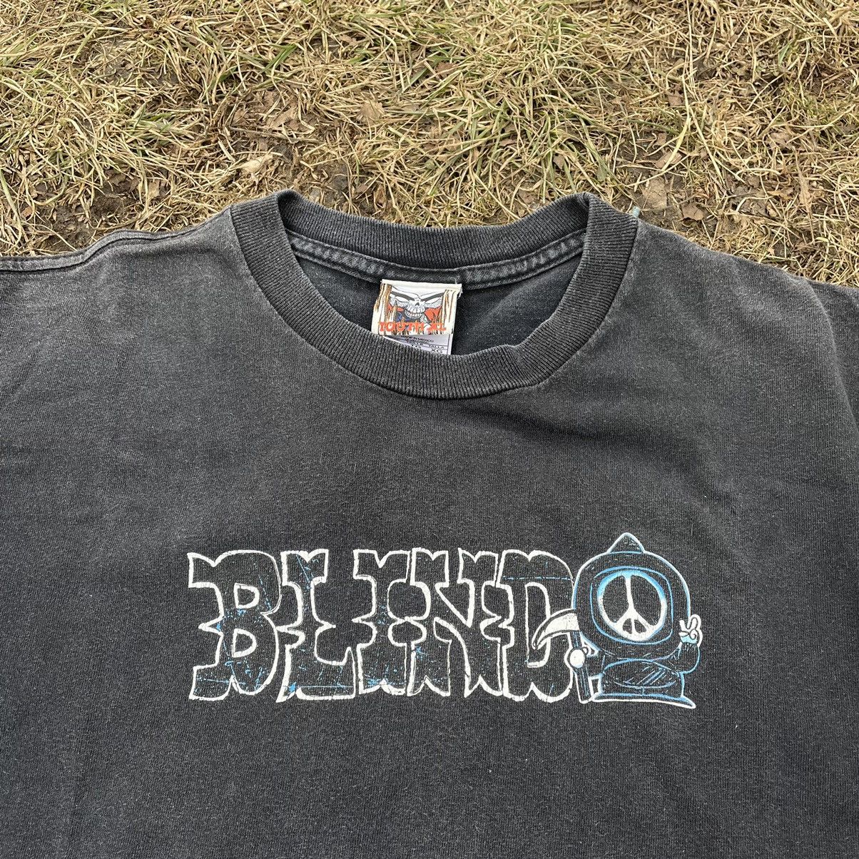 Vintage 90s Blind Skeleton Dead Face Horror Tee 90s Hoodie, Sweatshirt | PodTeesHub.com