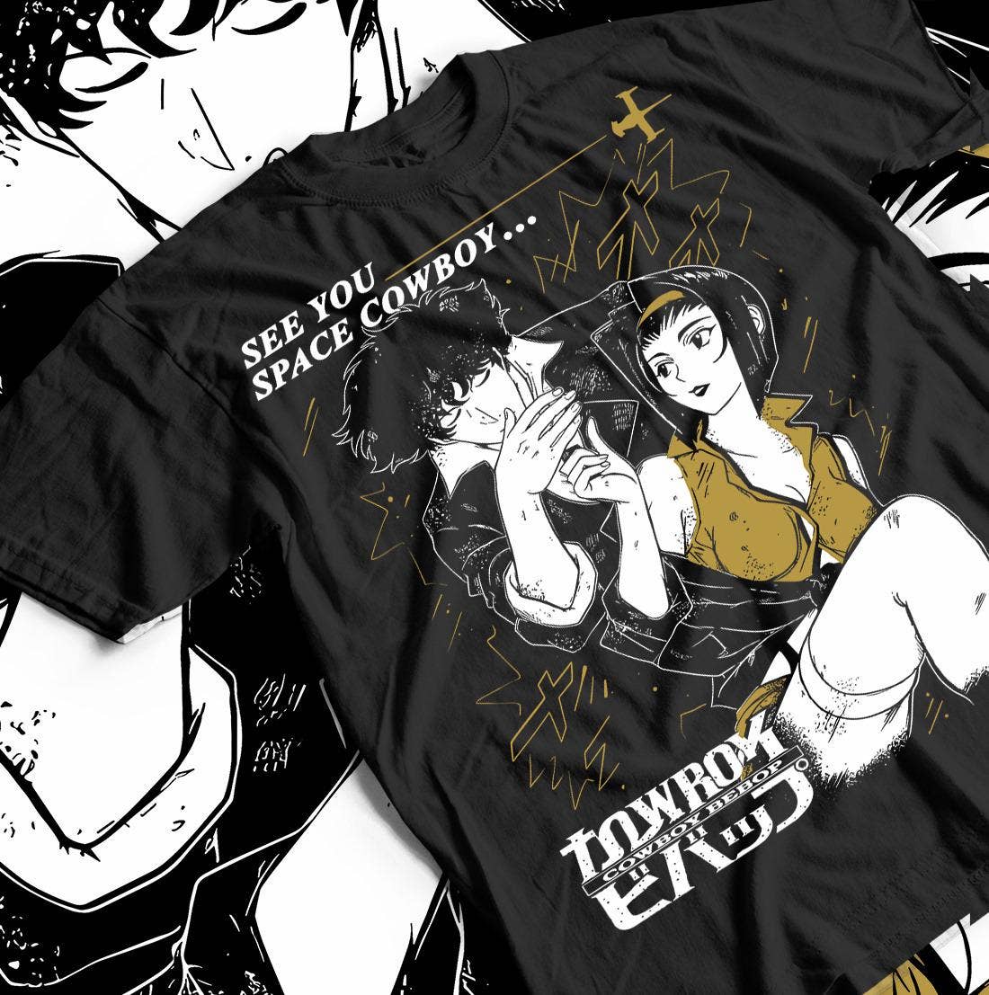 Cowboy Bebop Spike Spiegel Anime Manga Mom Gift Funny Shirt Hoodie, Sweatshirt | PodTeesHub.com
