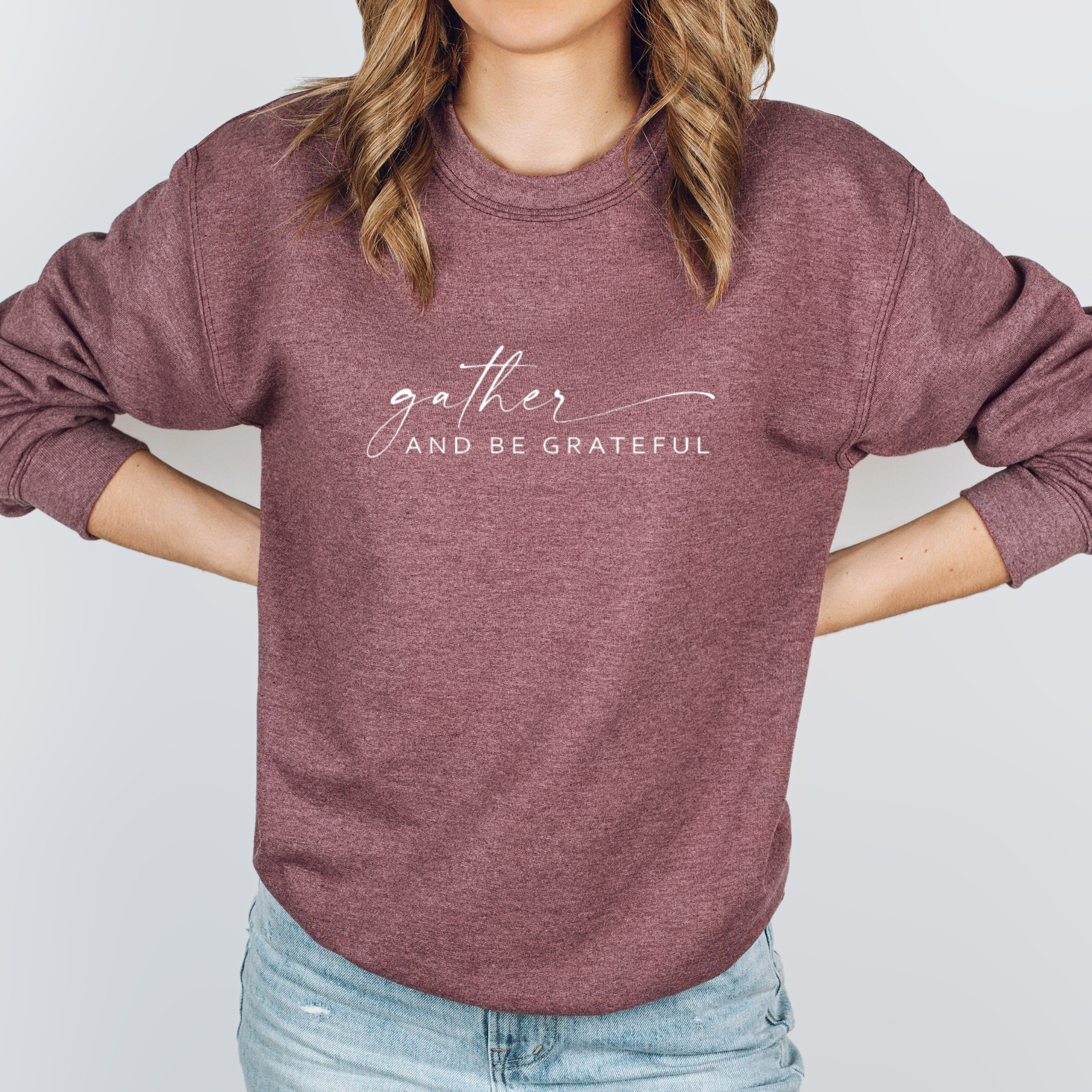 Gather & Be Grateful Sweatshirt - Fall Sweatshirt T-Shirts, Hoodie | PodTeesHub.com