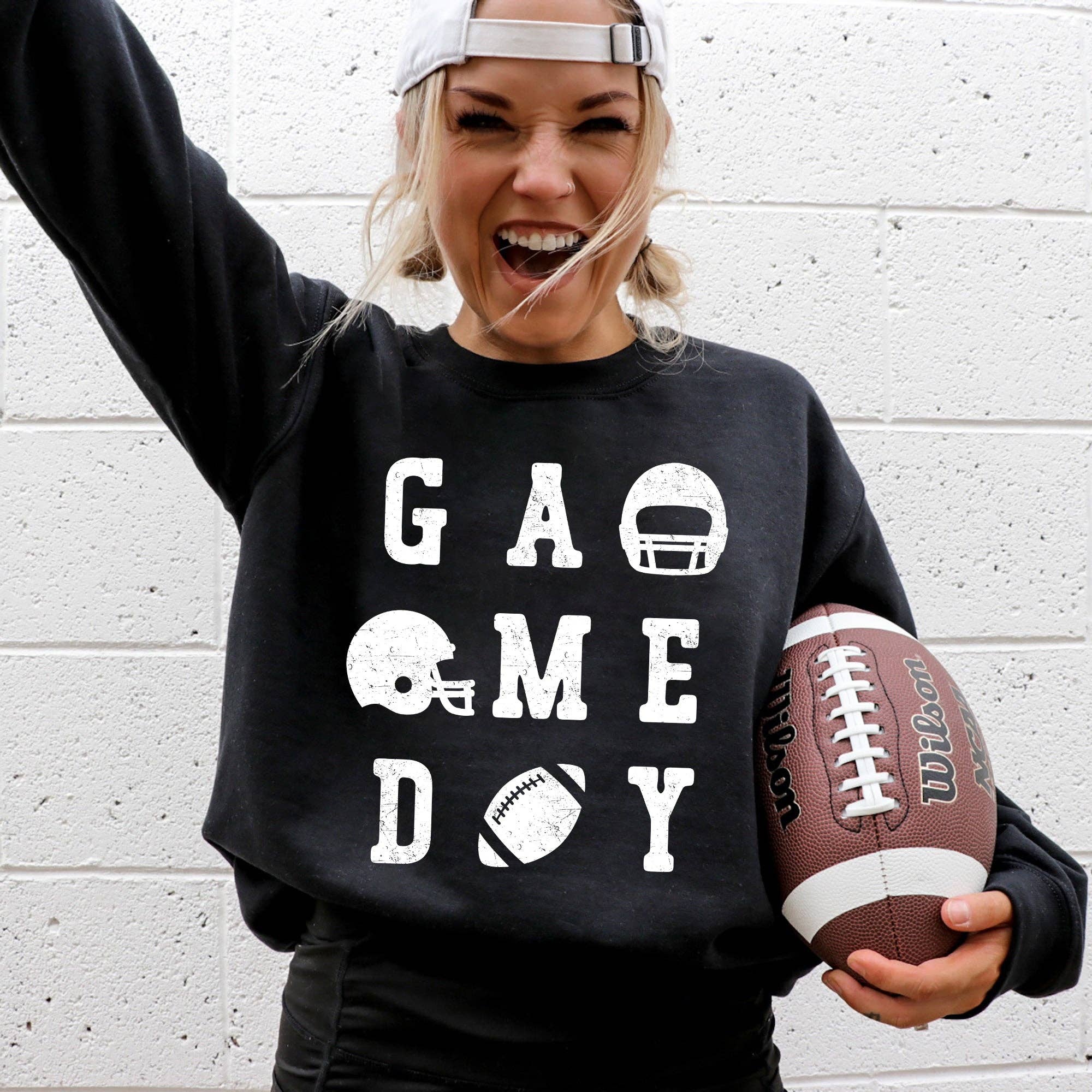 Game Day, Football, Helmet, Sports Touchdown Sweatshirt T-Shirts, Hoodie | PodTeesHub.com