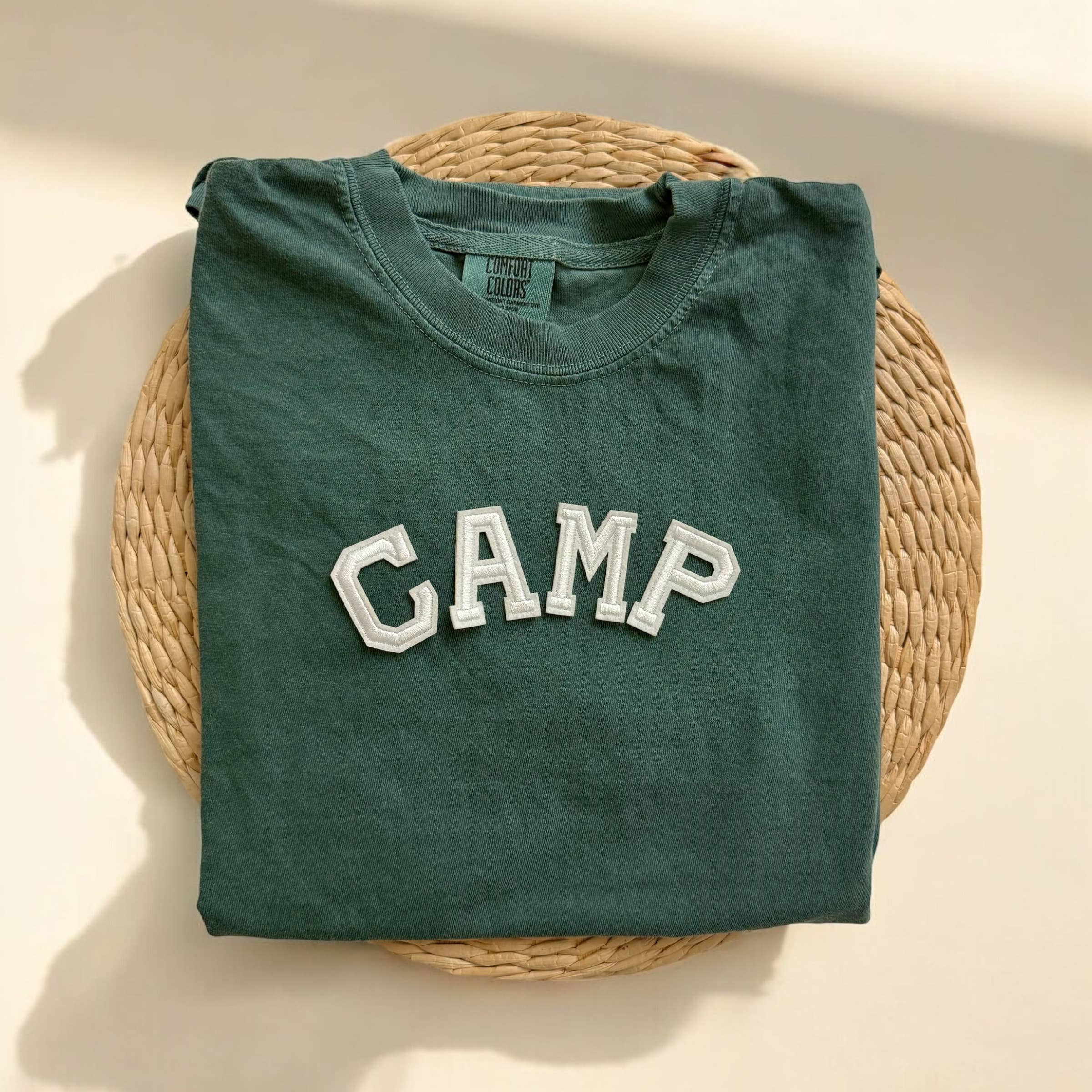 Camp Comfort Colors Short Sleeve Shirt, Camping Shirts Hoodie, Sweatshirt | PodTeesHub.com