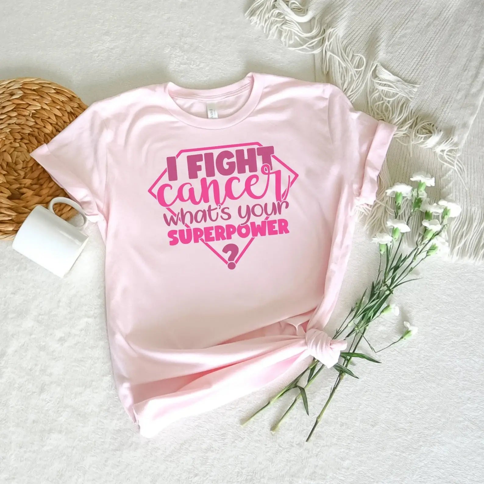 I Fight Cancer What's Your Superpower T-Shirt Hoodie, Sweatshirt | PodTeesHub.com