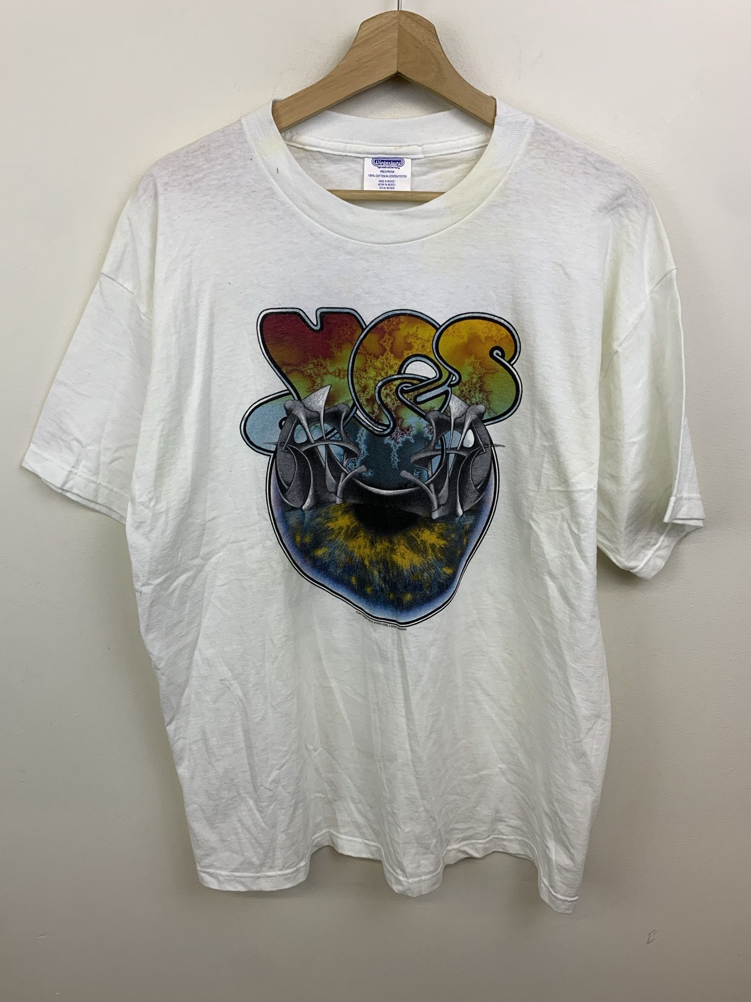 Other Vintage 1997 Yes Tour Single Sstitch Band Size L T-Shirts, Hoodie, Sweatshirt