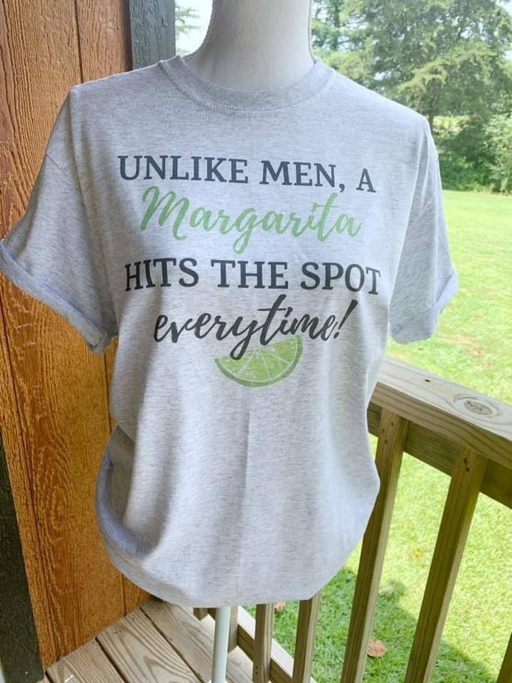 Unlike Men, A Margarita Hits the Spot On Ash Gray Tee Hoodie, Sweatshirt | PodTeesHub.com