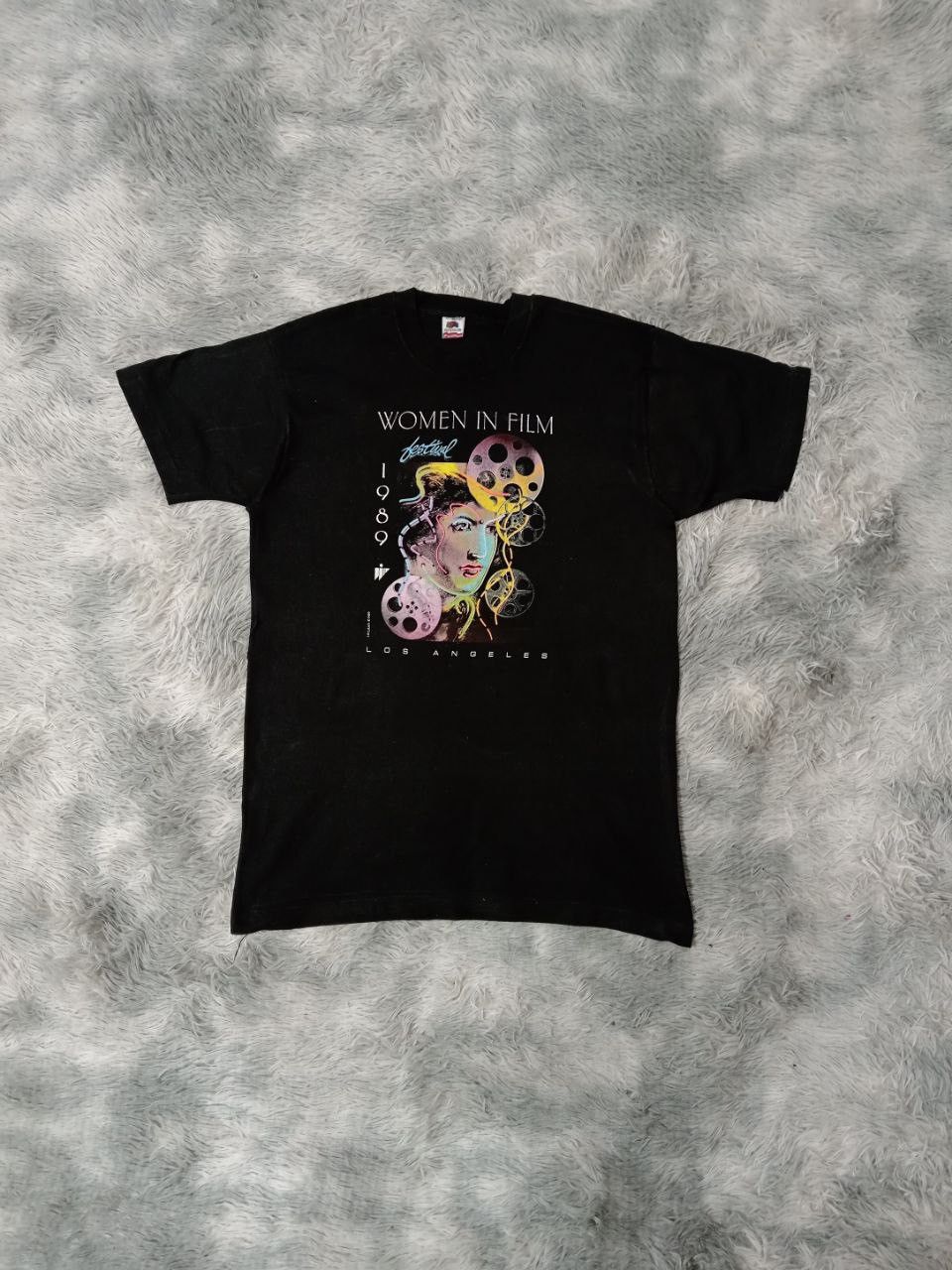 Vintage 80s Women In Film Festival L A T Shirt Hoodie, Sweatshirt | PodTeesHub.com