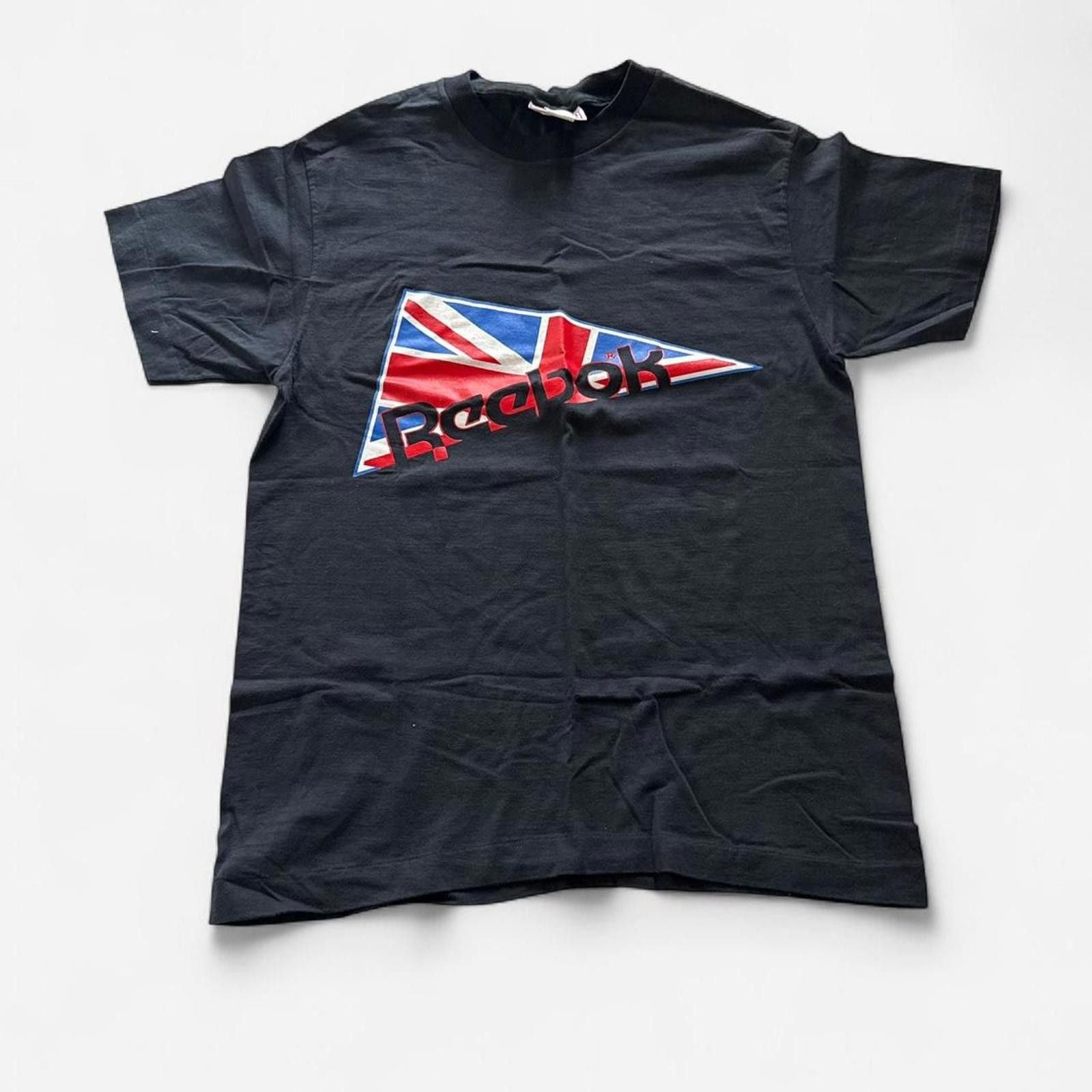 Reebok 1990s Vintage Union Jack Sports Tee Men S Large Hoodie, Sweatshirt | PodTeesHub.com