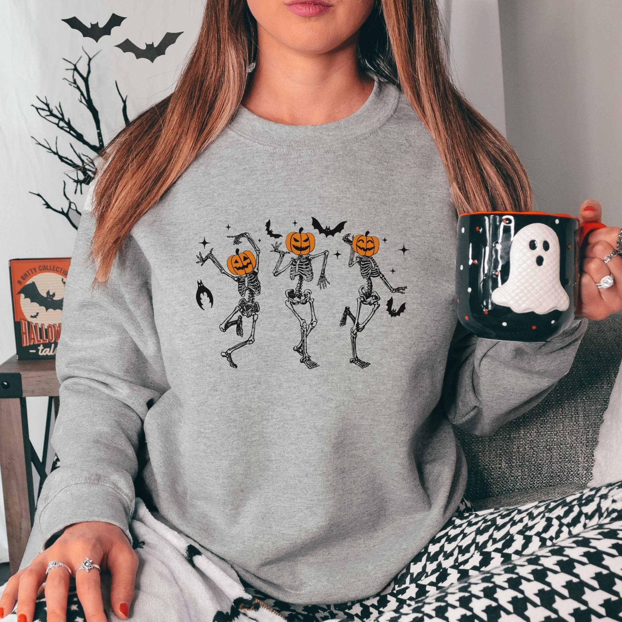 Dancing Skeleton Sweatshirt *Unisex Fit* T-Shirts, Hoodie | PodTeesHub.com