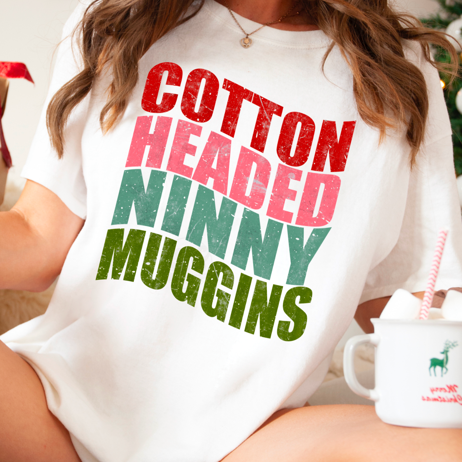 Cotton Headed Ninny Muggins Christmas Graphic Tee Hoodie, Sweatshirt | PodTeesHub.com