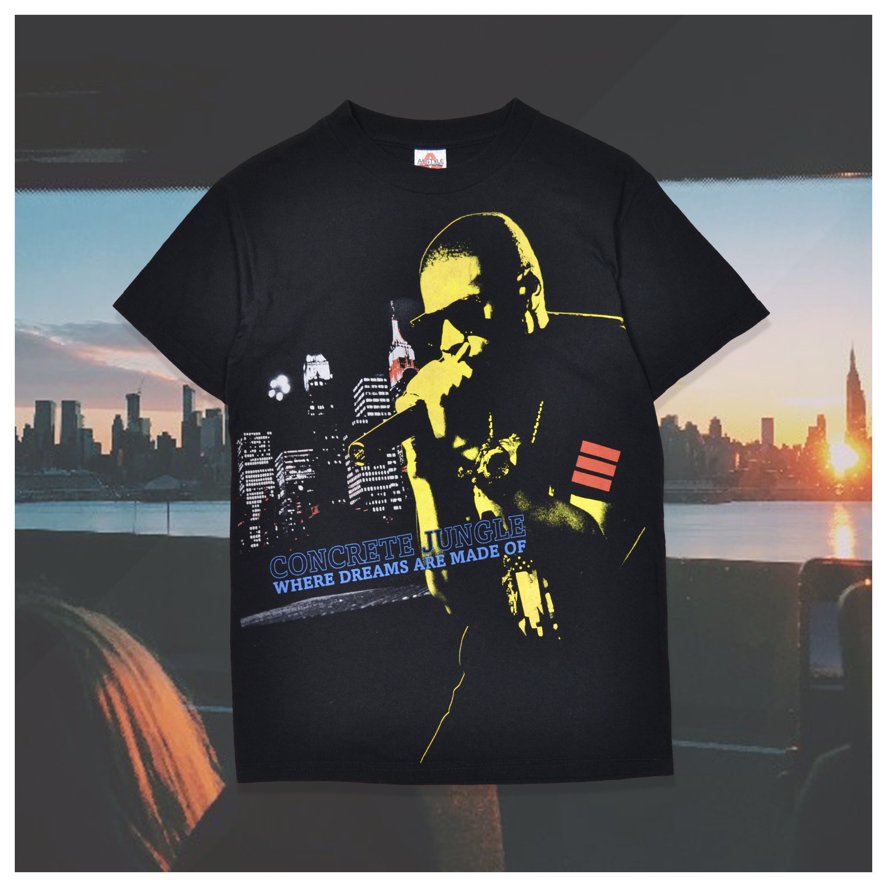 Jay Z X Rap Tees Jay Z Concrete Jungle Merch Tshirt Alstyle Hoodie, Sweatshirt | PodTeesHub.com