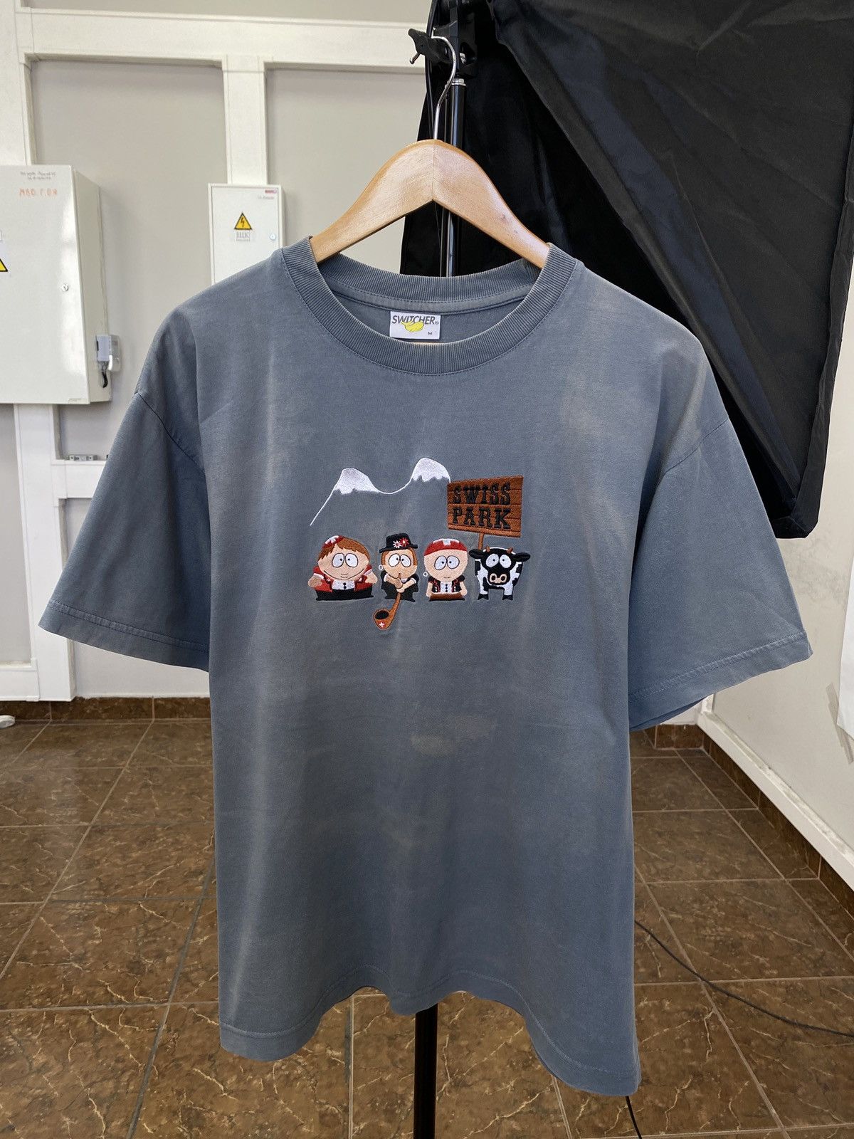 Vintage 90s South Park Swiss Park Tv Show Comedy Central T-Shirts, Hoodie, Sweatshirt