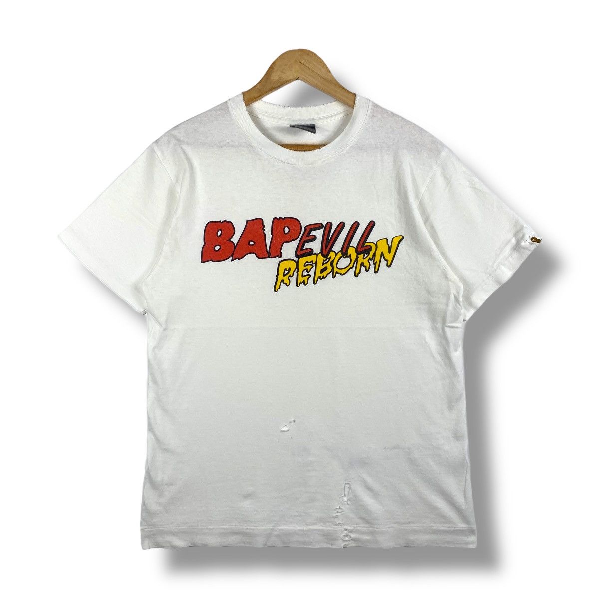 Bape Vintage Bapevil Reborn Trash Distressed Tee Shirt Hoodie, Sweatshirt | PodTeesHub.com
