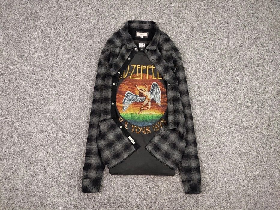 Vintage Flannel Shirt Checkered Travis Scott Style Hoodie, Sweatshirt | PodTeesHub.com